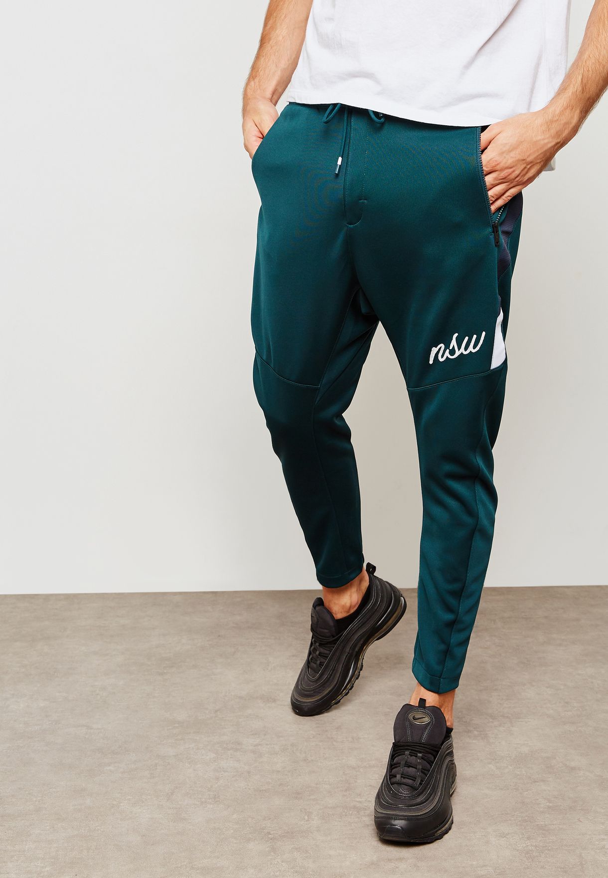 Buy Nike green NSW Sweatpants for Men 