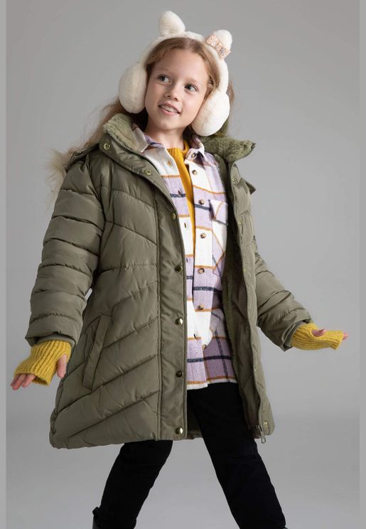 discount 80% Pink 6-9M KIDS FASHION Coats Fur C&A Duffel coat 