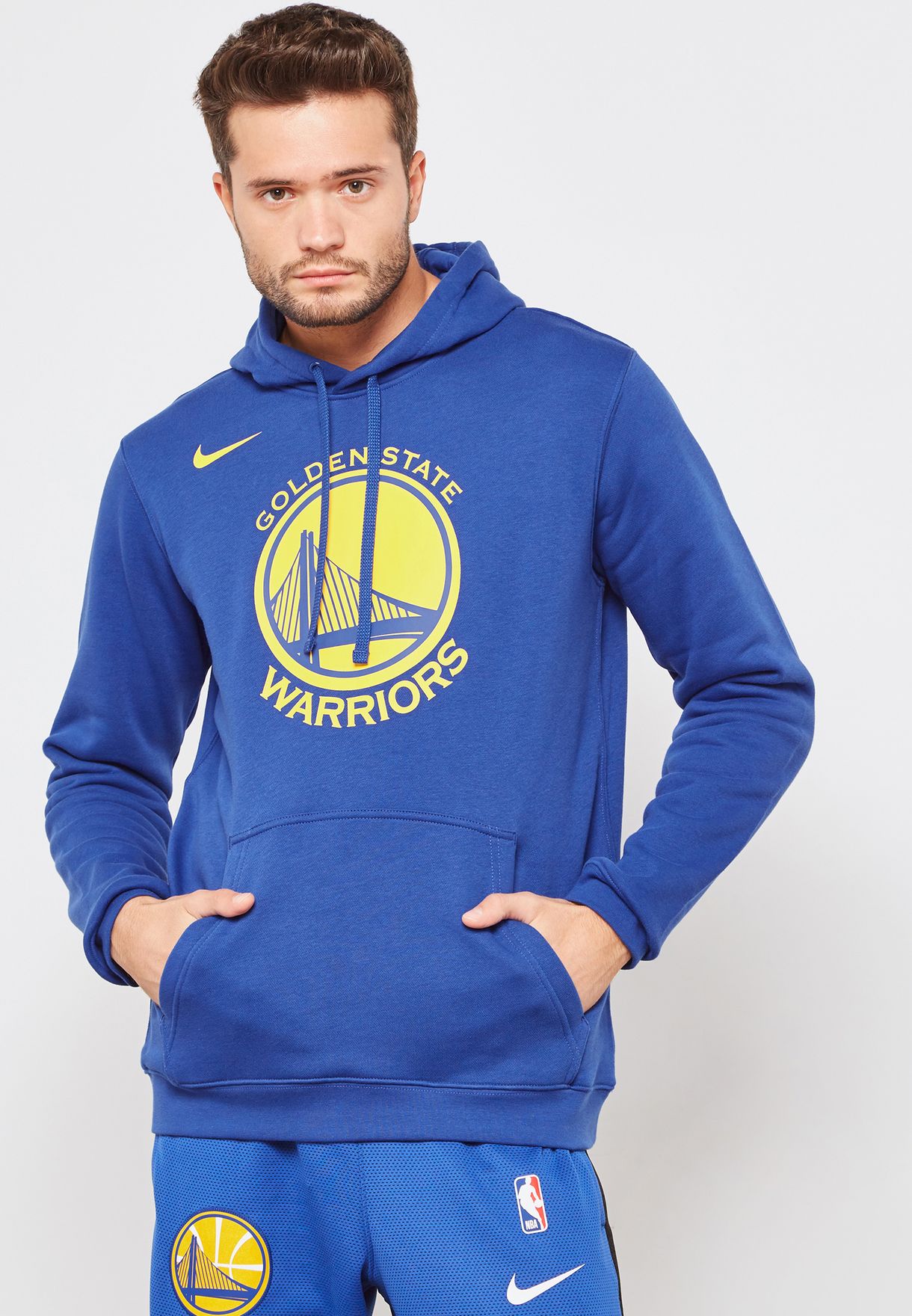 Nike blue Golden State Warriors Hoodie 