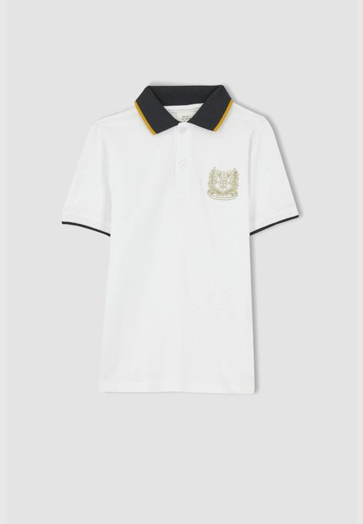 Ted Baker Kids Boys Cotton Polo Shirt Collar T shirt Top Tee  4 5 6 7 8 10 12 