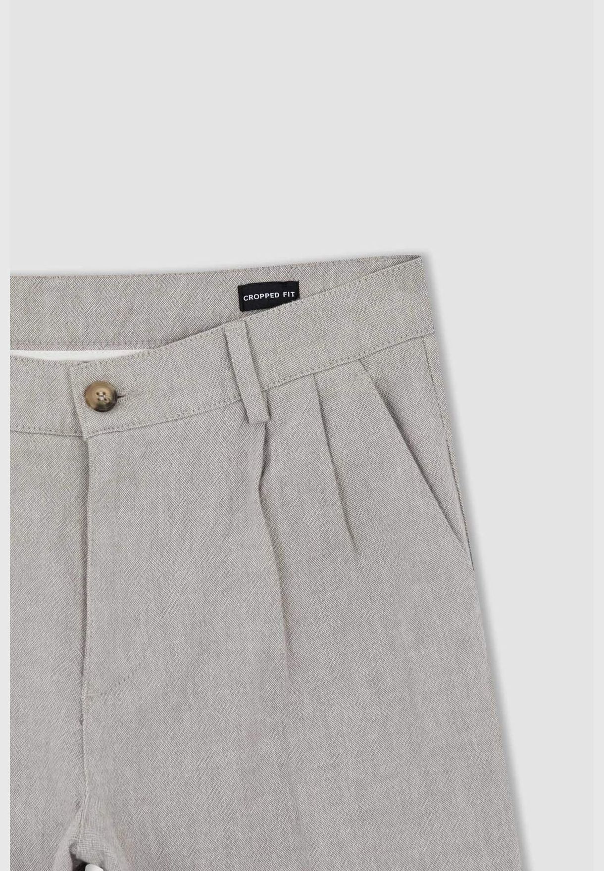 Basic Pleated Trousers