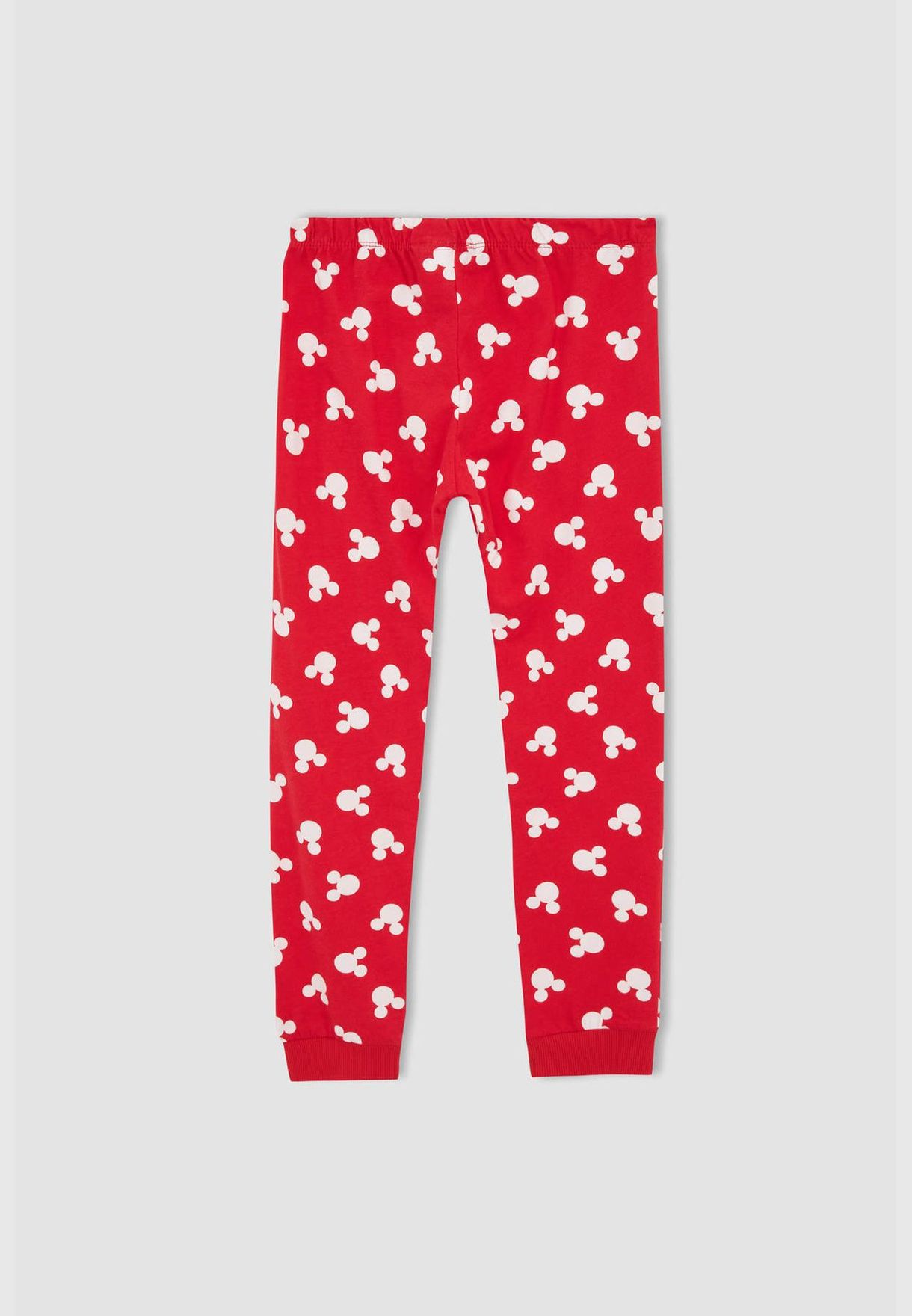 Disney Mickey & Minnie Licenced Regular Fit Long Sleeve Knitted Pyjamas Set