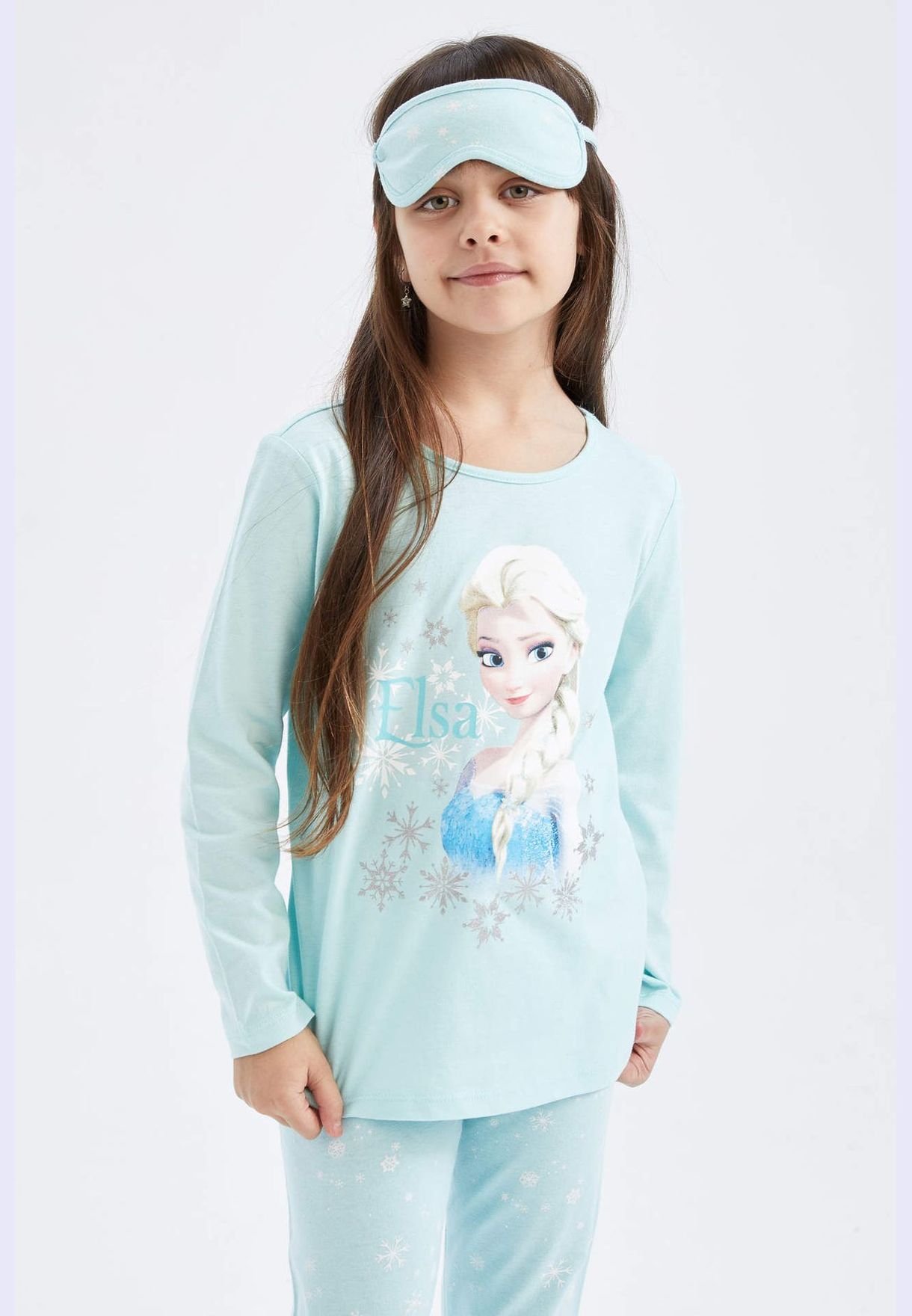 2 Pack Girl Frozen Licenced Long Sleeve Knitted Pyjamas