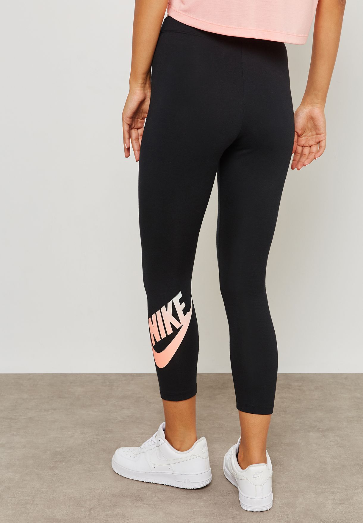 Nike black Futura Club Cropped Leggings 