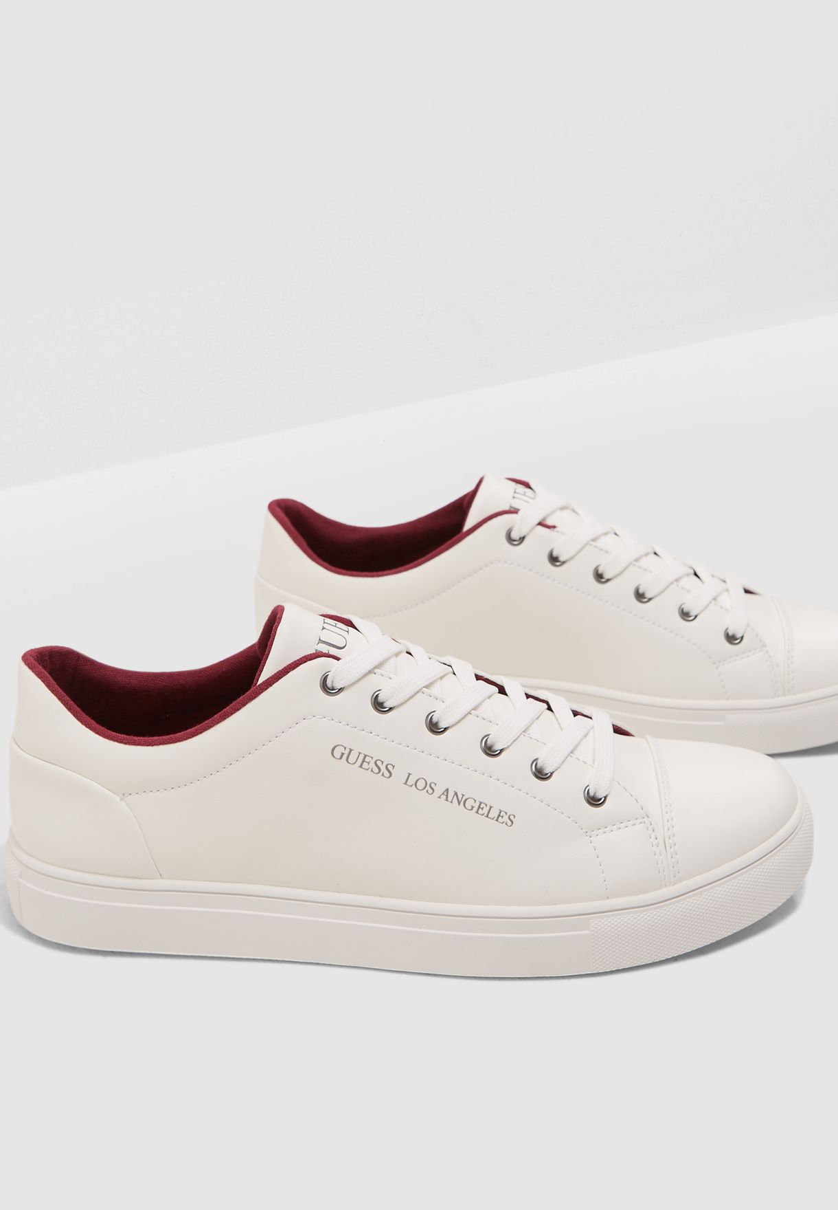 Buy Guess white Luiss Sneakers for Men 