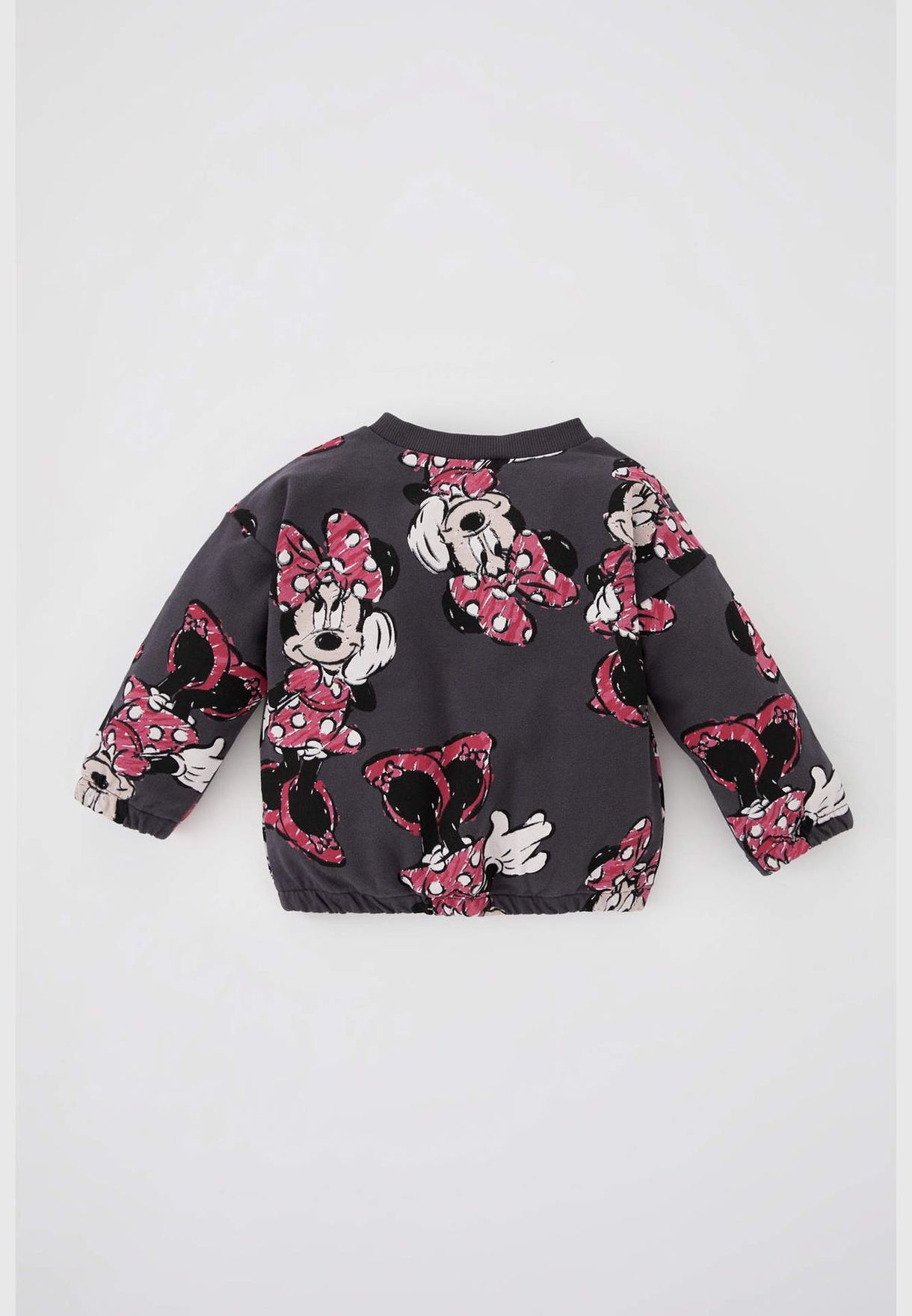 BabyGirl Disney Mickey & Minnie Licenced Crew Neck Long Sleeve Knitted Sweat Shirt