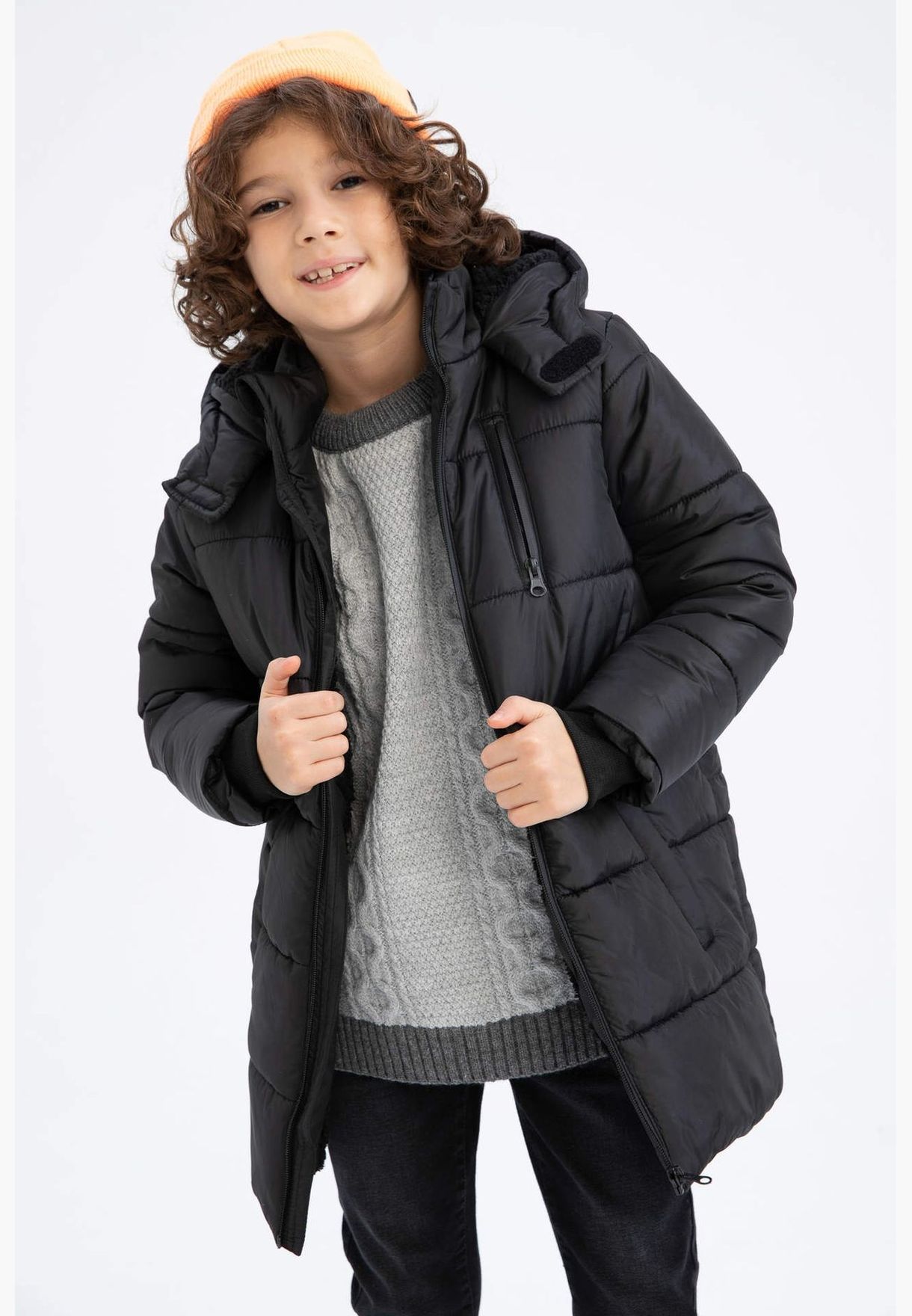 Boy Hooded Coat