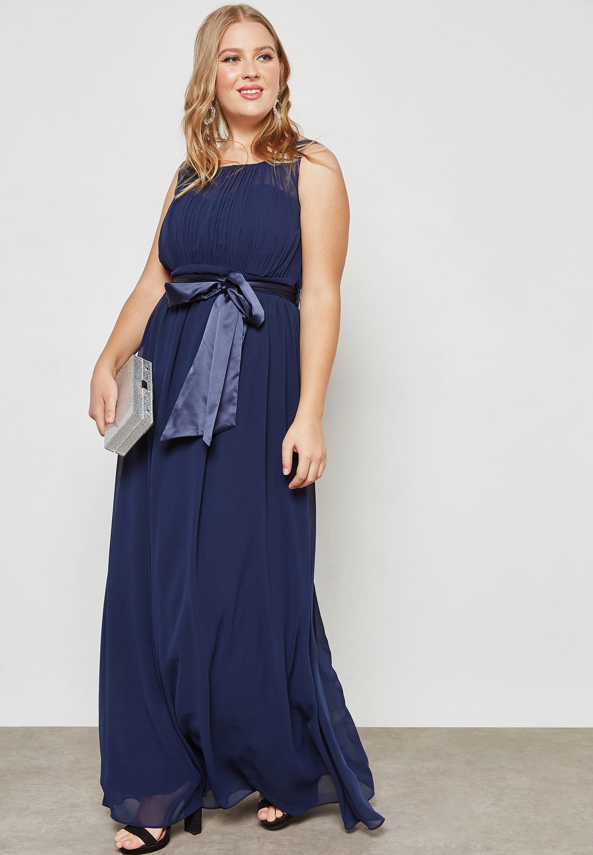 dorothy perkins blue bridesmaid dress