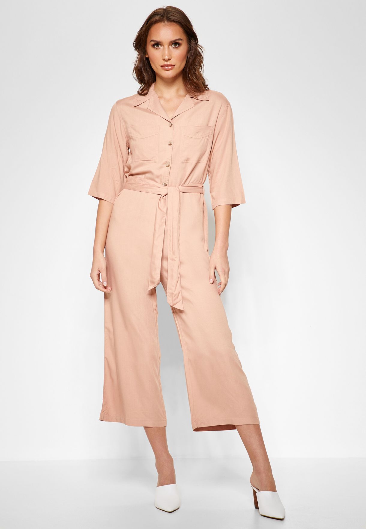 mango pink boiler suit