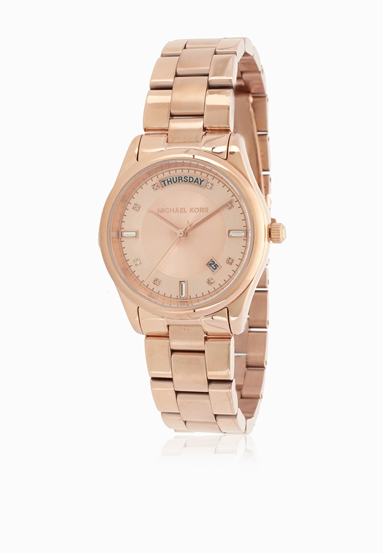 Michael Kors Womens Colette Two Tone DayDate Watch  Watches from Francis   Gaye Jewellers UK