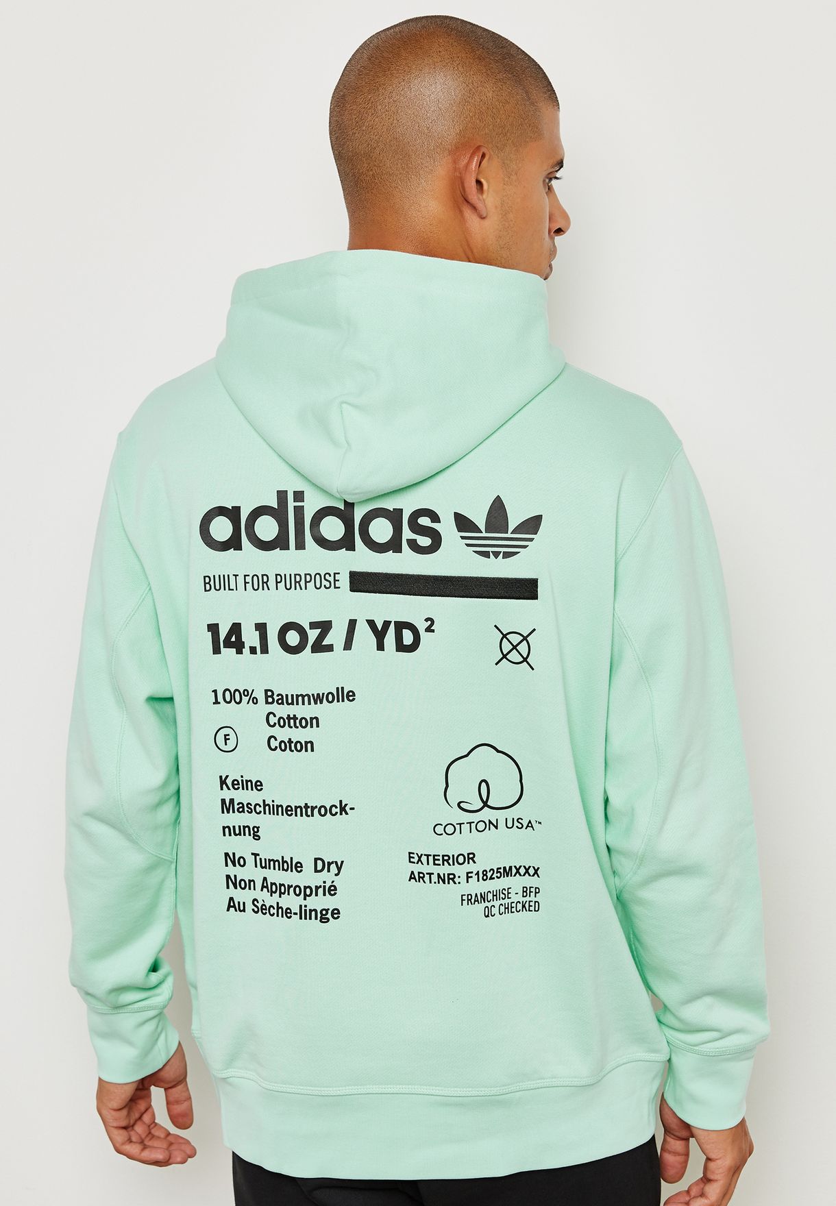 mint adidas hoodie