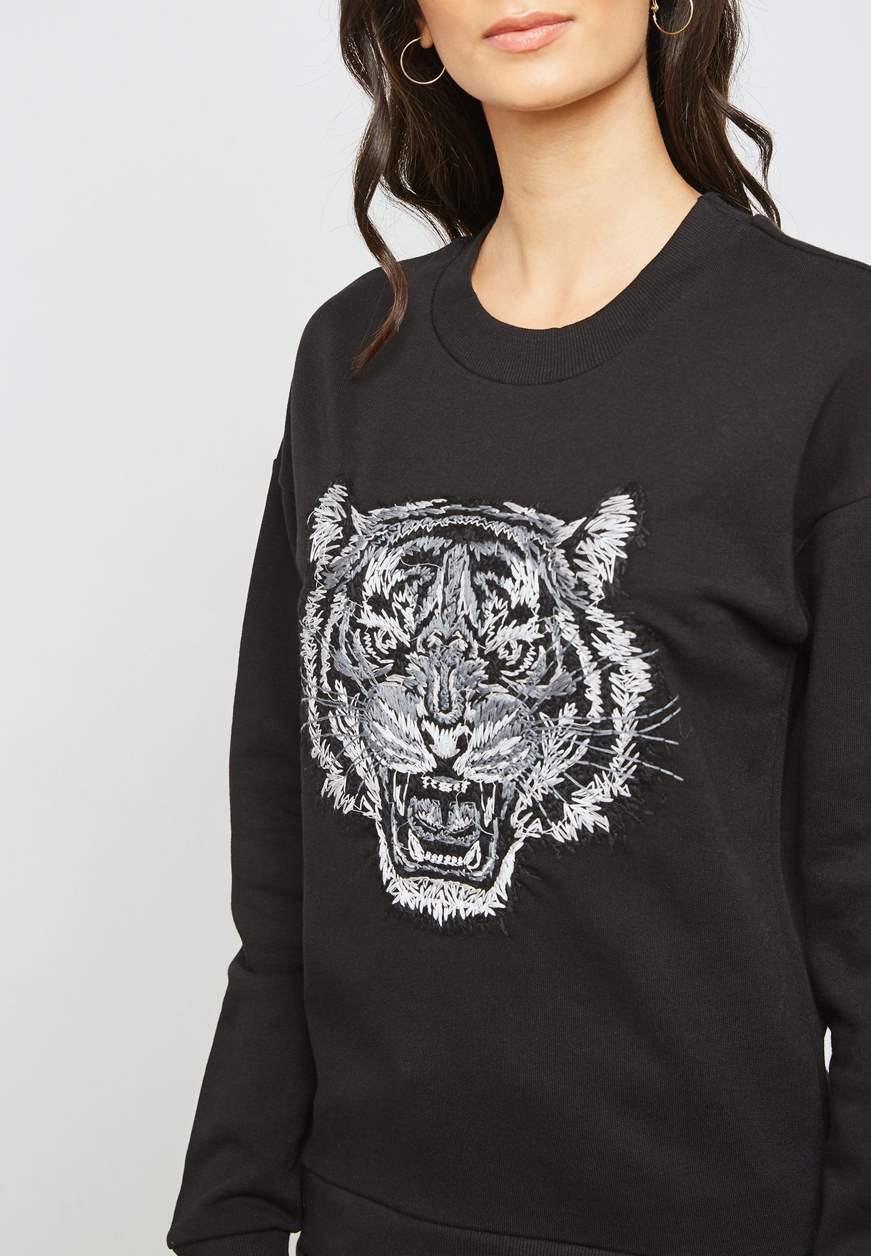 mango tiger head sweatshirt