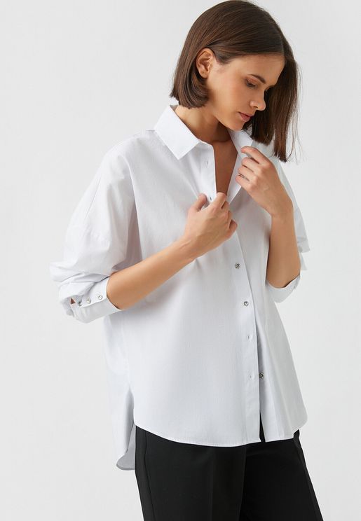 Cotton Oversize Shirt