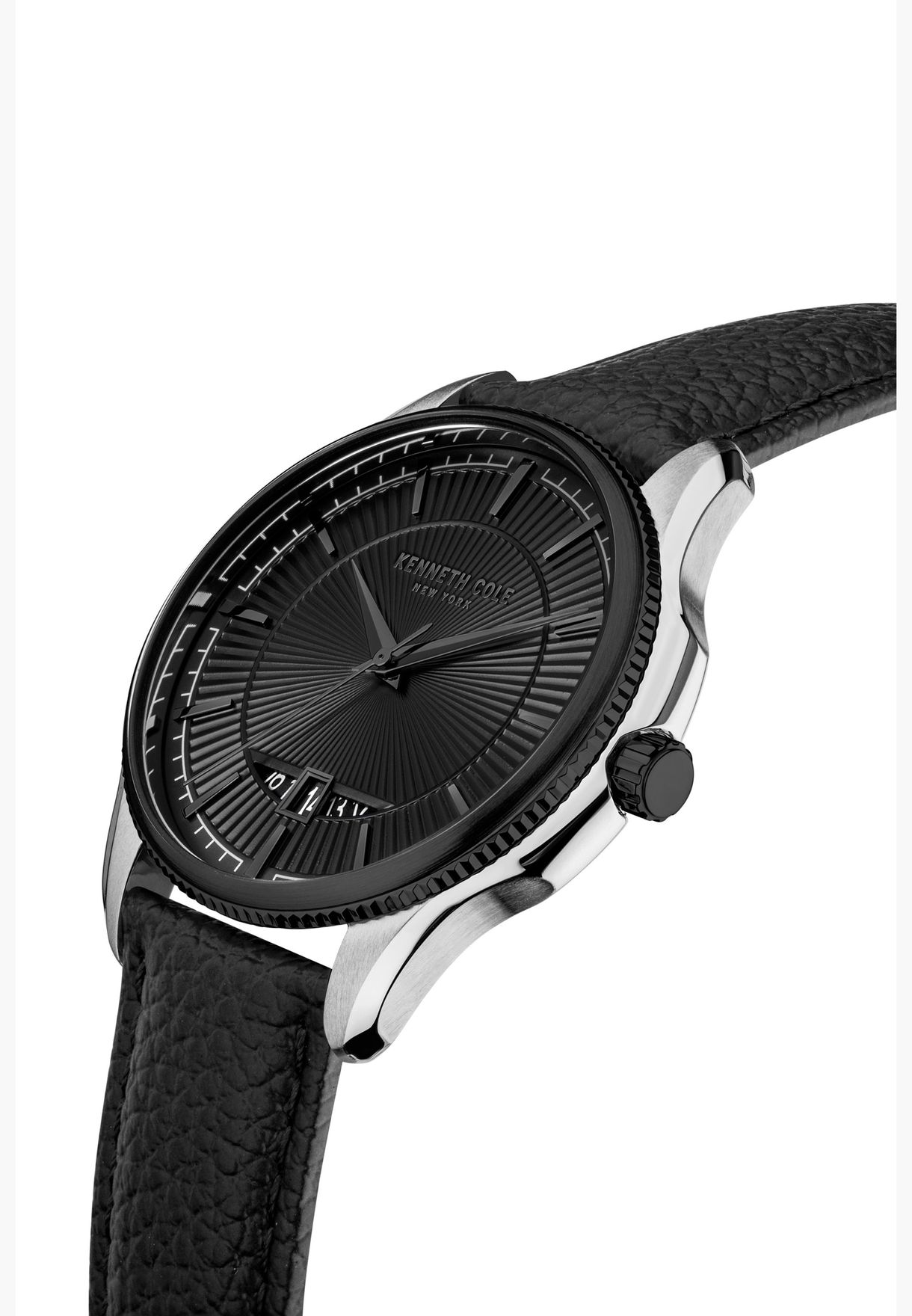 CLASSIC GENTS BLACK LEATHER STRAP