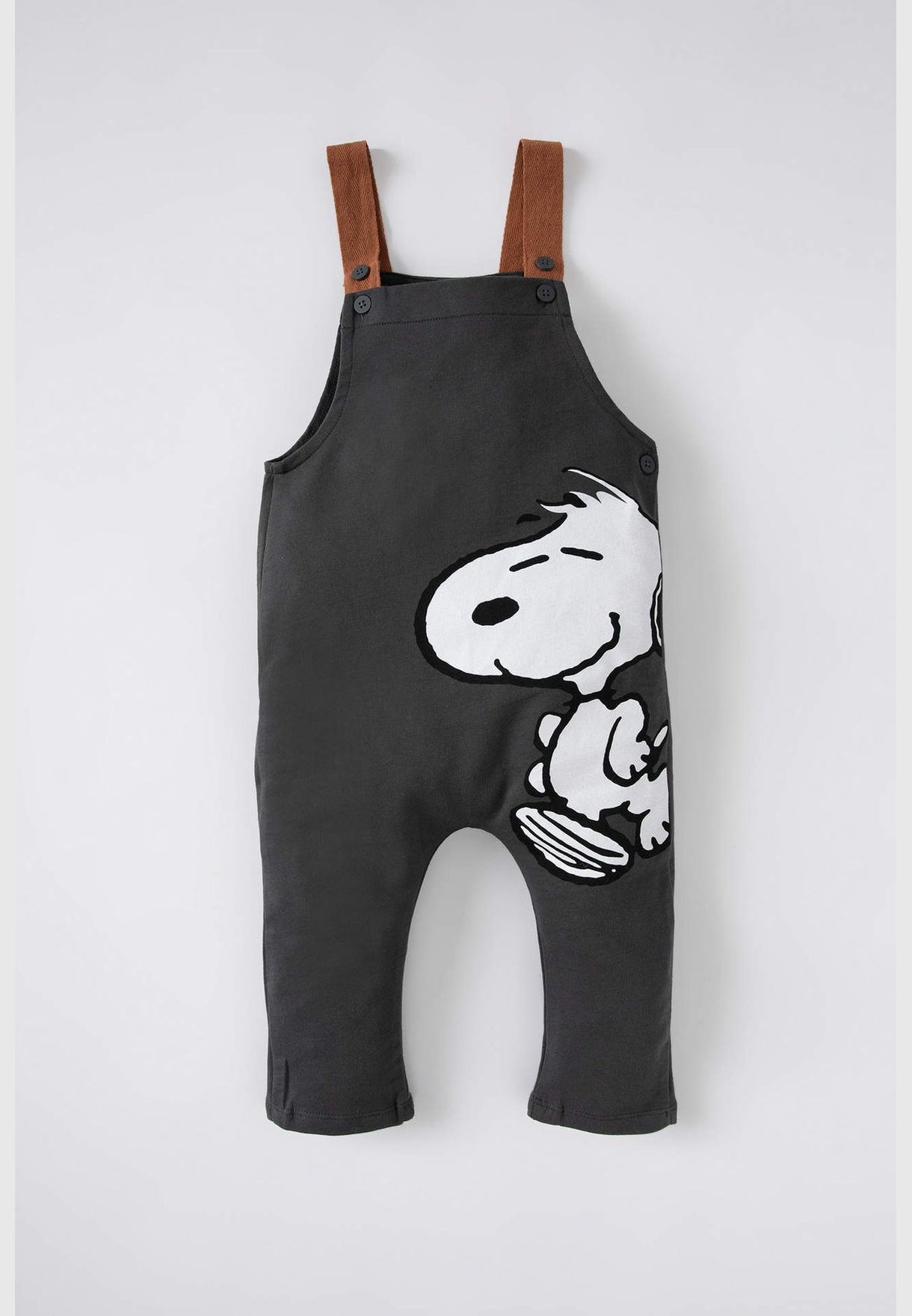 BabyBoy Snoopy Licenced Regular Fit Sleeveless Bottom Overalls
