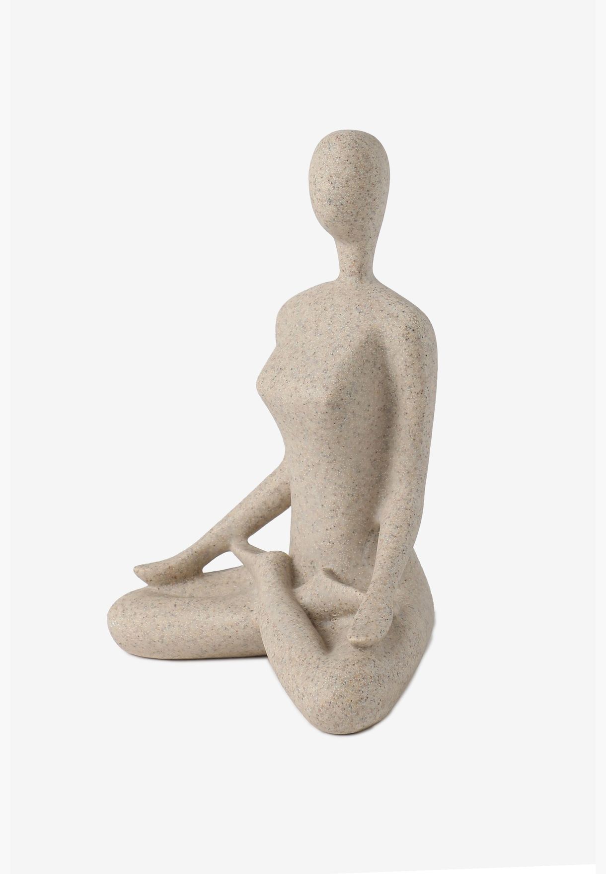 Modern Figurine Shaped Solid Minimalistic Ceramic Figure Showpiece 