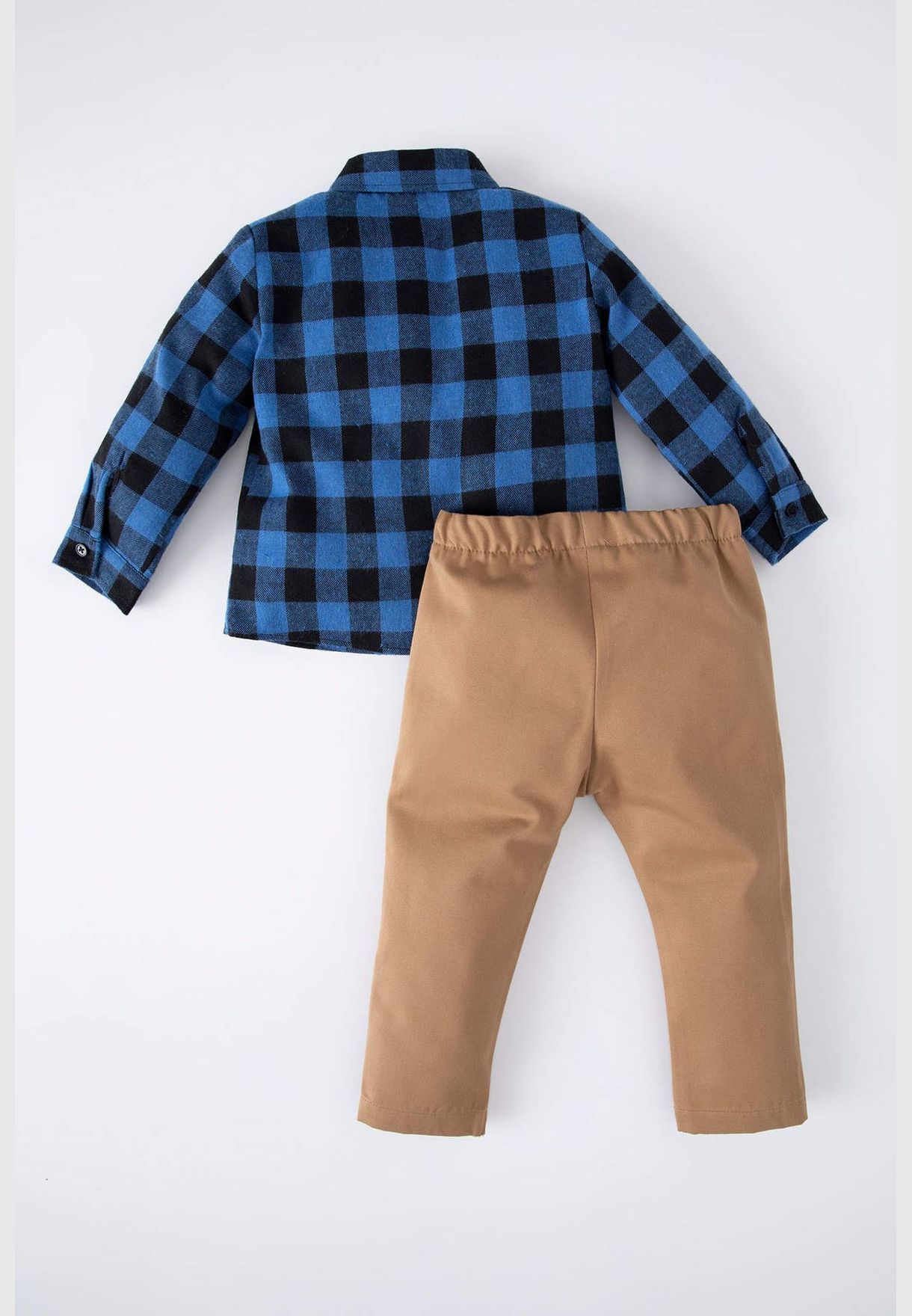2 Pack BabyBoy Regular Fit Shirt Neck Woven Set