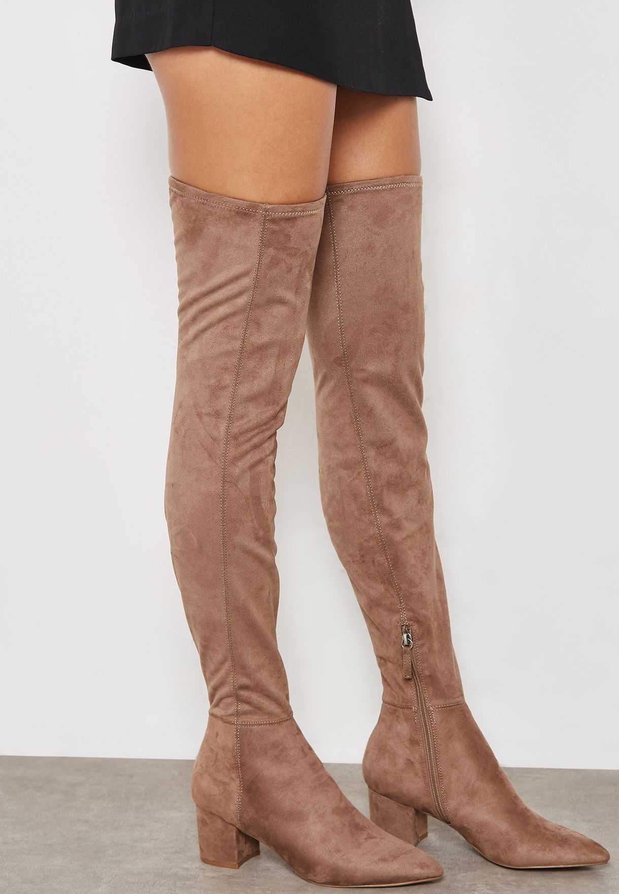 steve madden tan over the knee boots