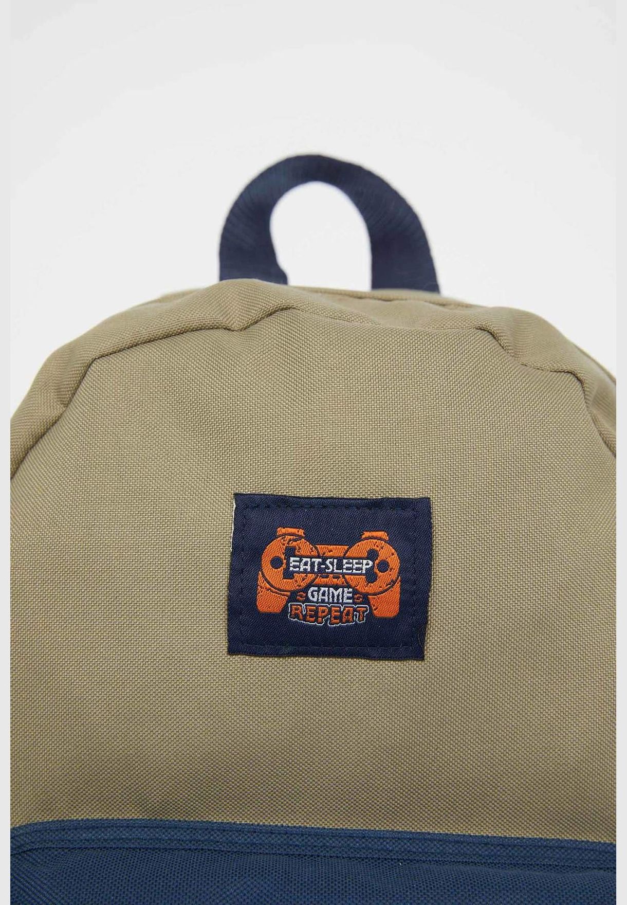 Colour Block Big Backpack