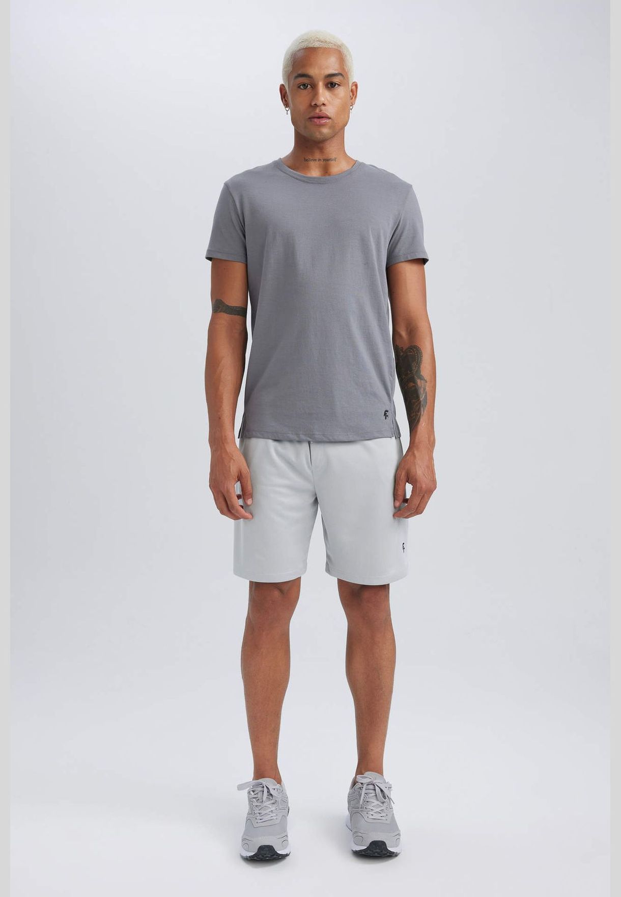 Slim Knitted Shorts