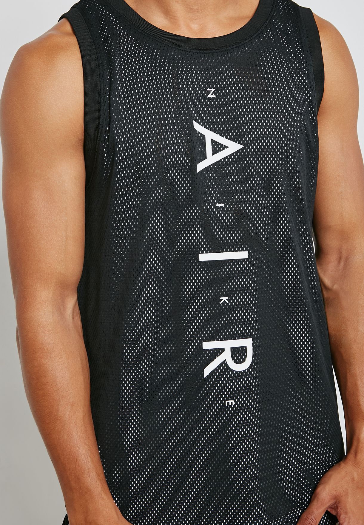 Buy Nike black Air Knit Vest for Men in 