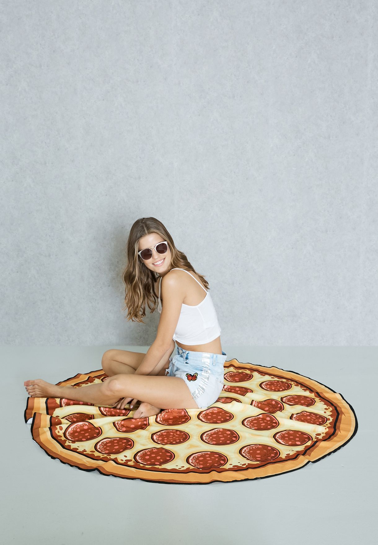 Buy Bigmouth Inc Multicolor Pizza Beach Blanket For Women In Mena