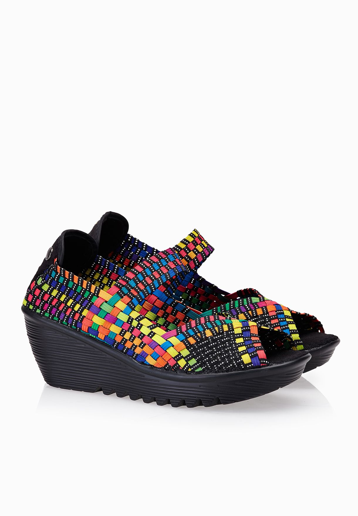 Buy multicolor Hallie Open Toe Wedge Comfort Shoes for Women in Riyadh,  Jeddah