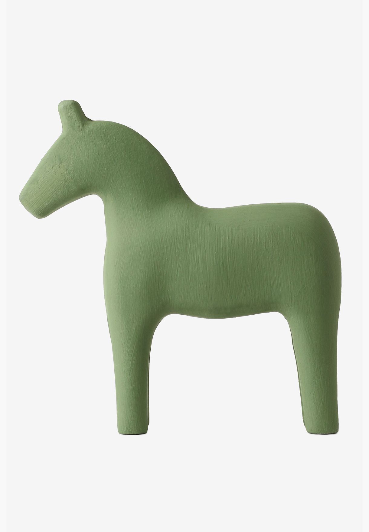 Modern Horse Shaped Solid Minimalistic Ceramic Showpiece For Home Decor 