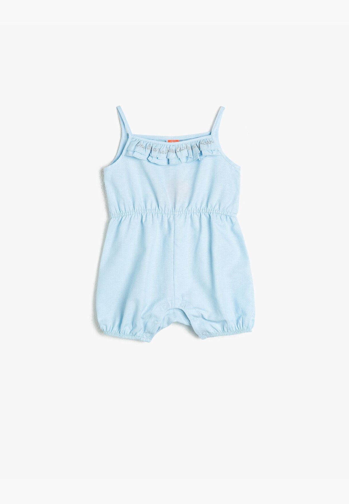 Frill Detailed Overalls