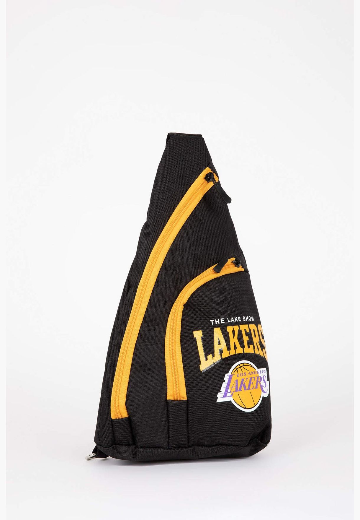 حقيبة رجالية بطبعة مرخصة لفريق كرة السلة لوس أنجلوس ليكرز