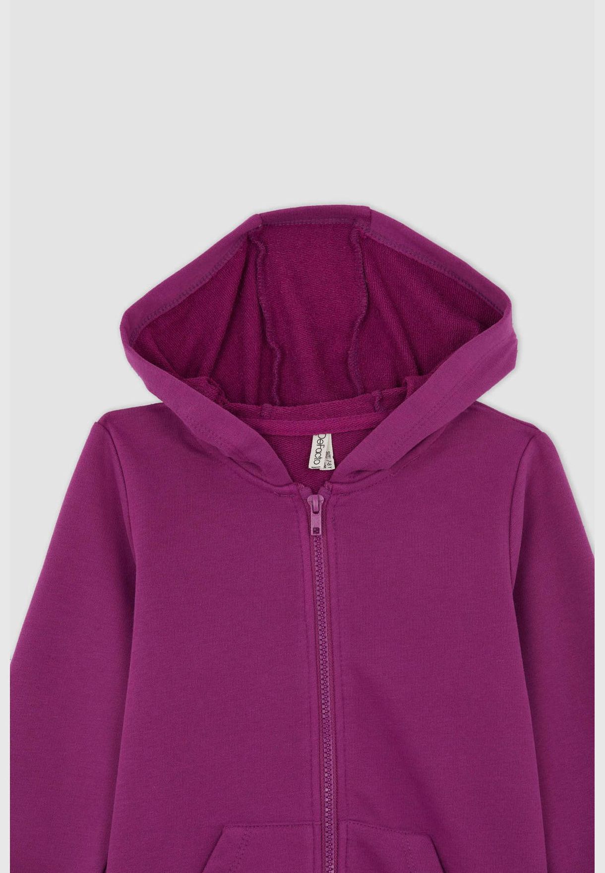 Girl Regular Fit Hooded Long Sleeve Knitted Cardigan
