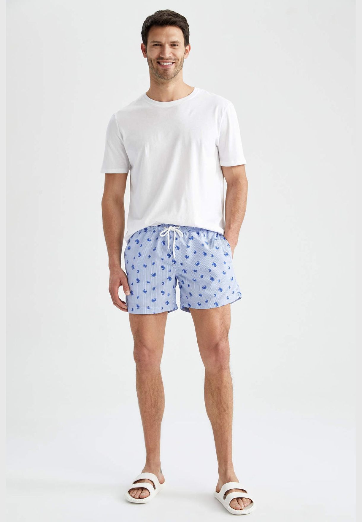 Crap Print Swimming Short