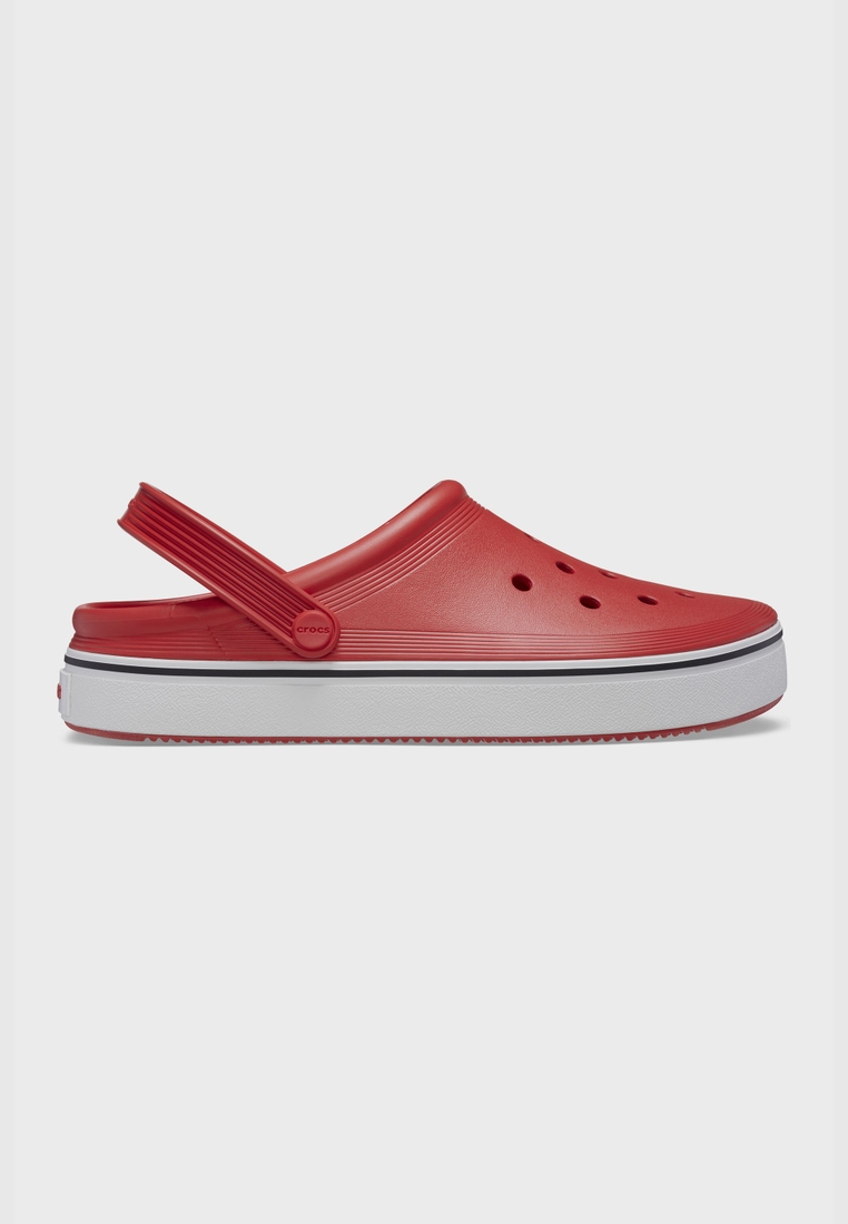 Crocs red 208371-8C1 Slip Ons for Men Dubai, Dhabi