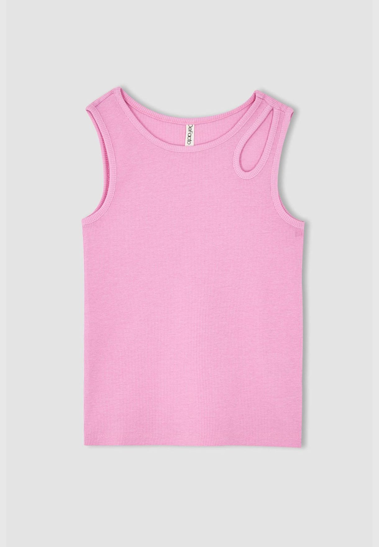 Girl Regular Fit Short Sleeve Vest