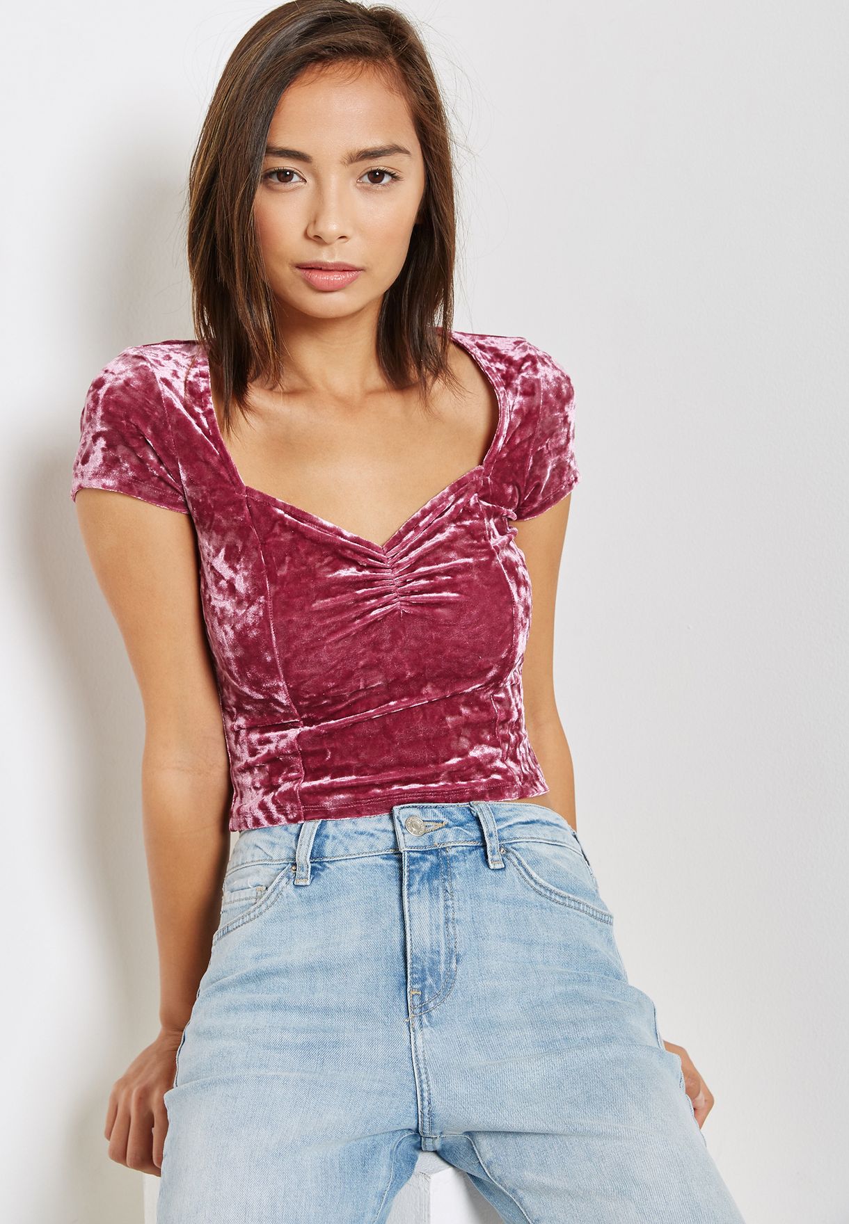 forever 21 ruched top