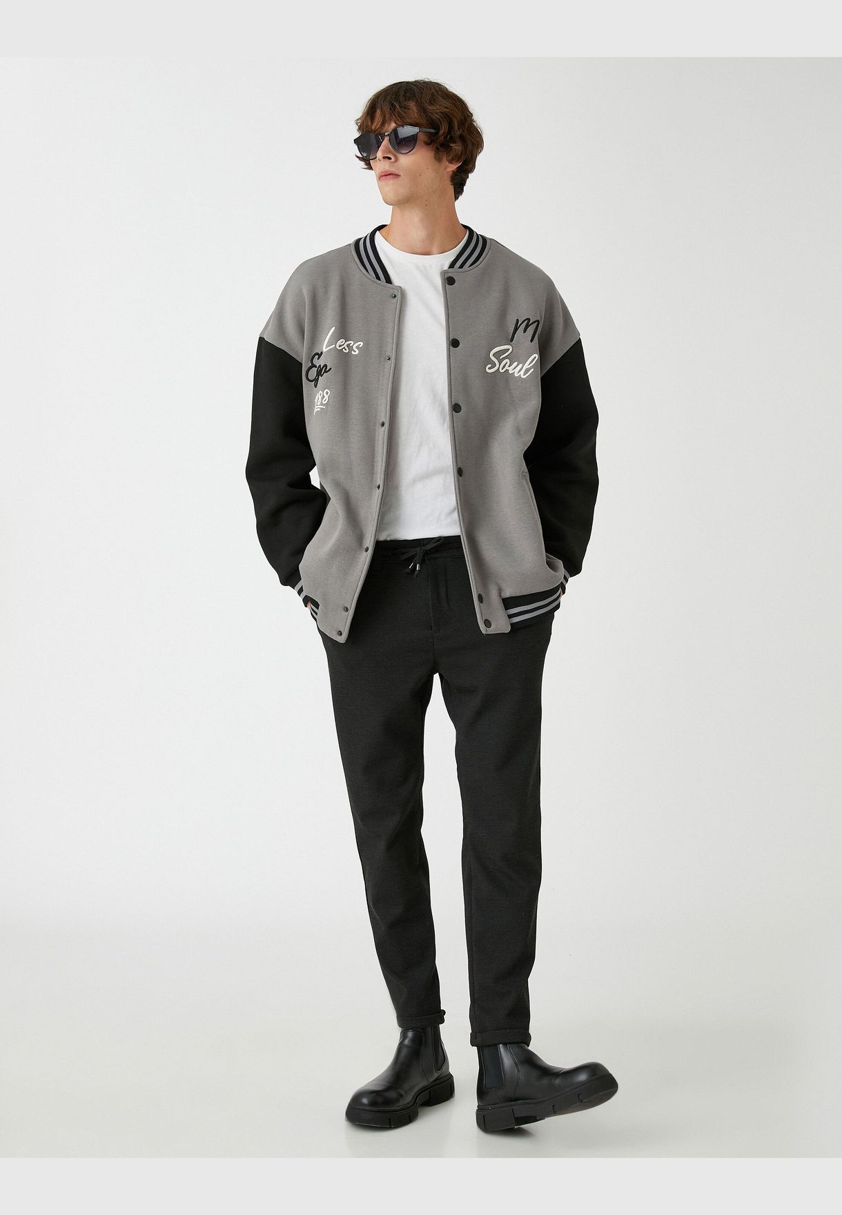 Basic Woven Trousers Drawstring