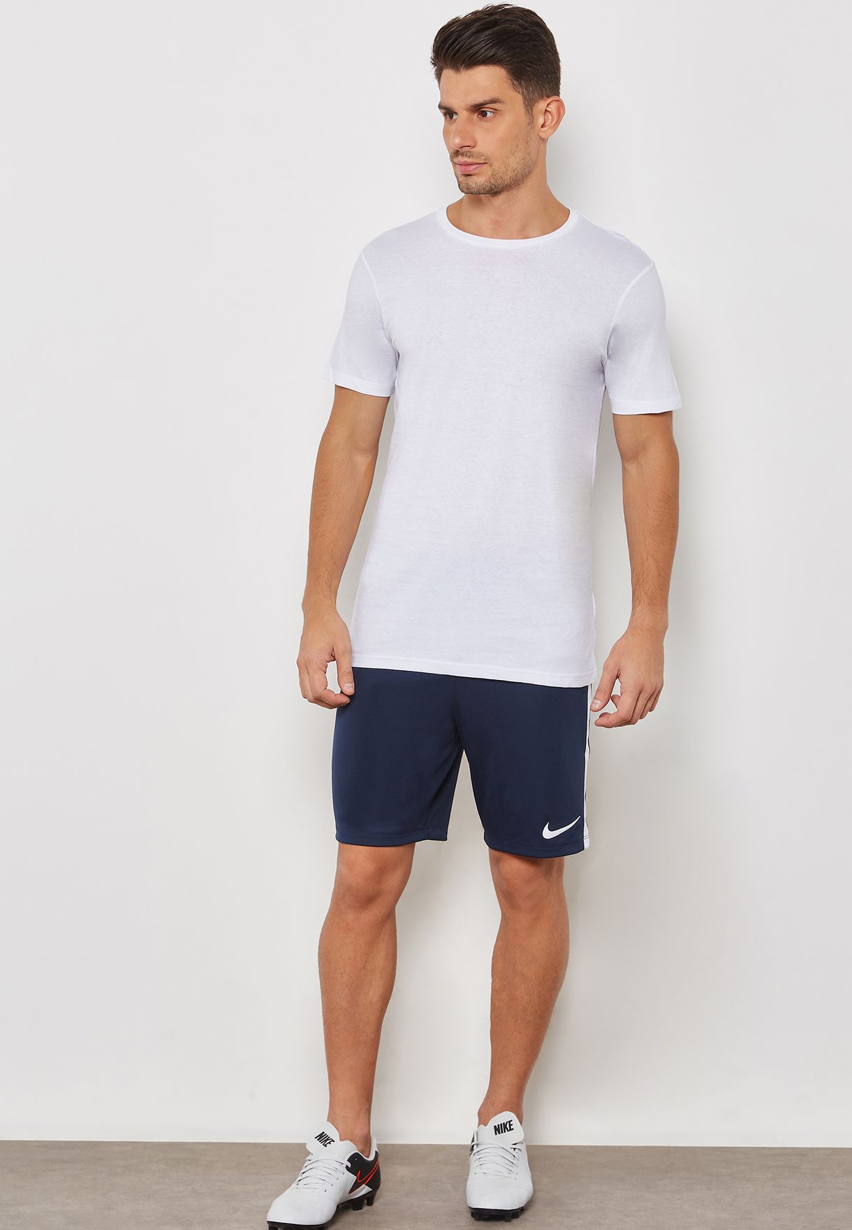 nike academy shorts blue