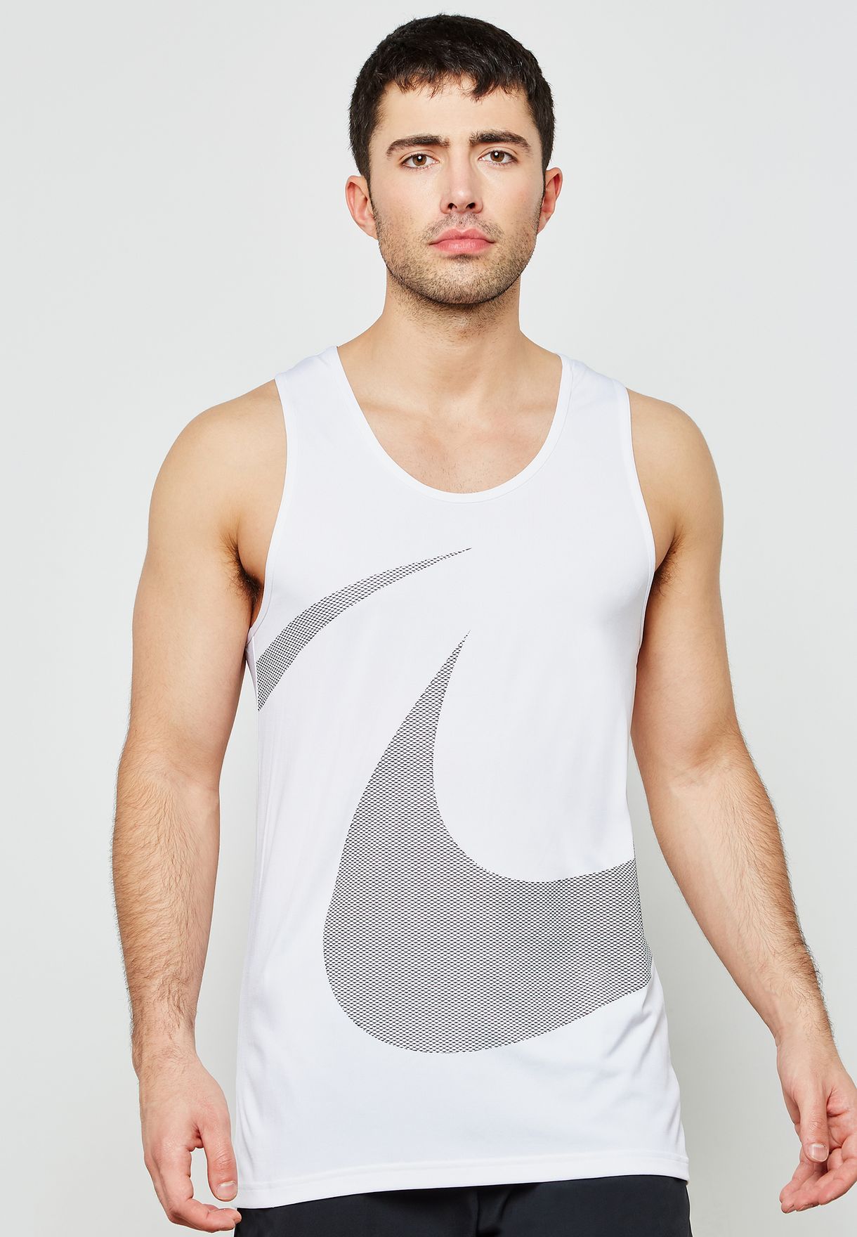 Buy Nike White Dri Fit Hyper Vest For Men In Mena Worldwide 8633 100