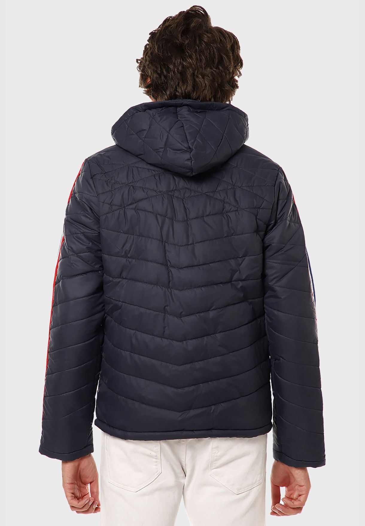 campus sutra hooded quilted jacket