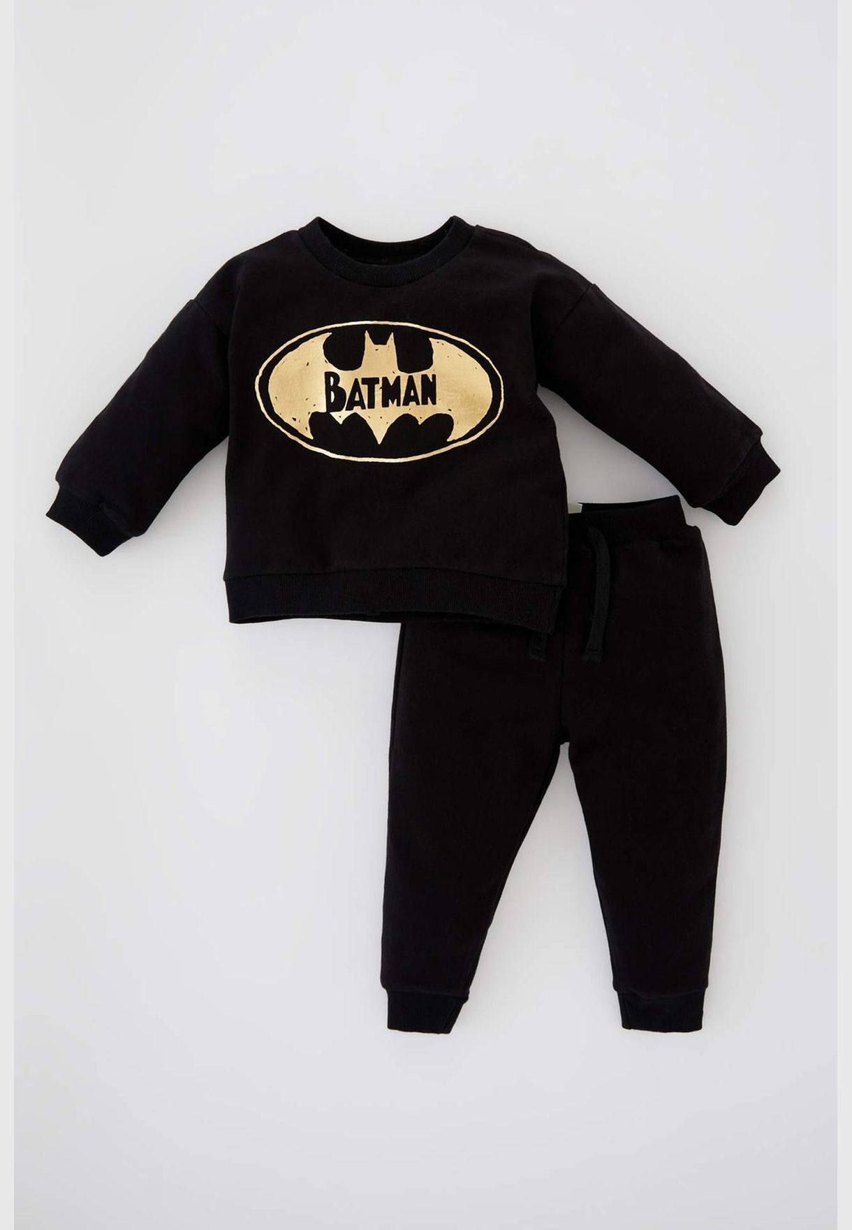 2 Pack BabyBoy Batman Licenced Long Sleeve Knitted Set