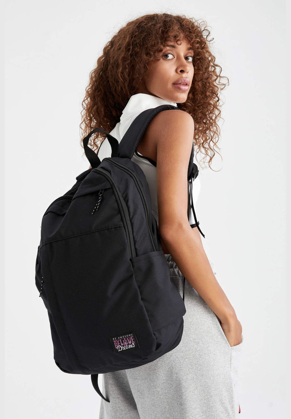 Basic Printed Backpack