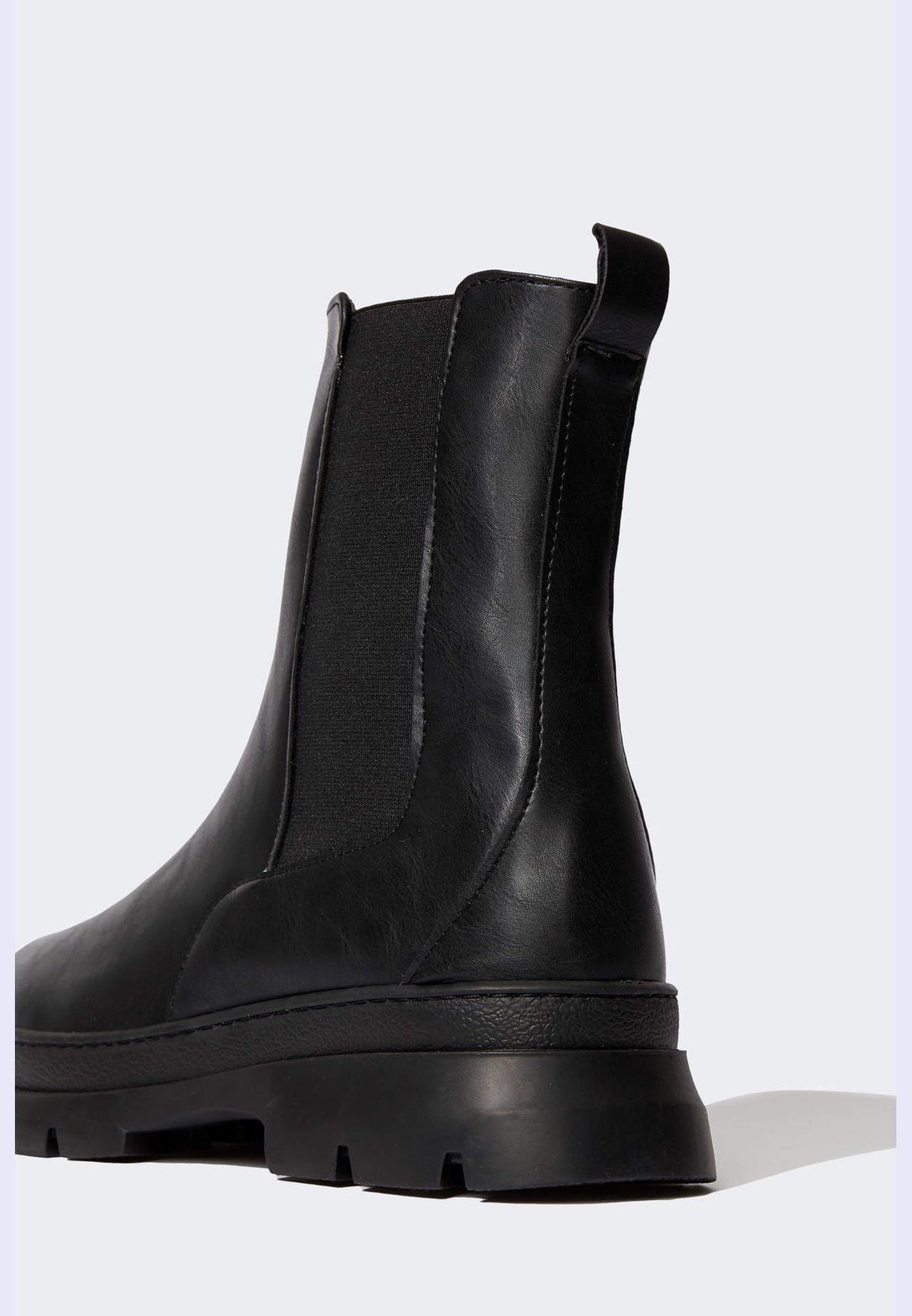 Faux Leather Boots