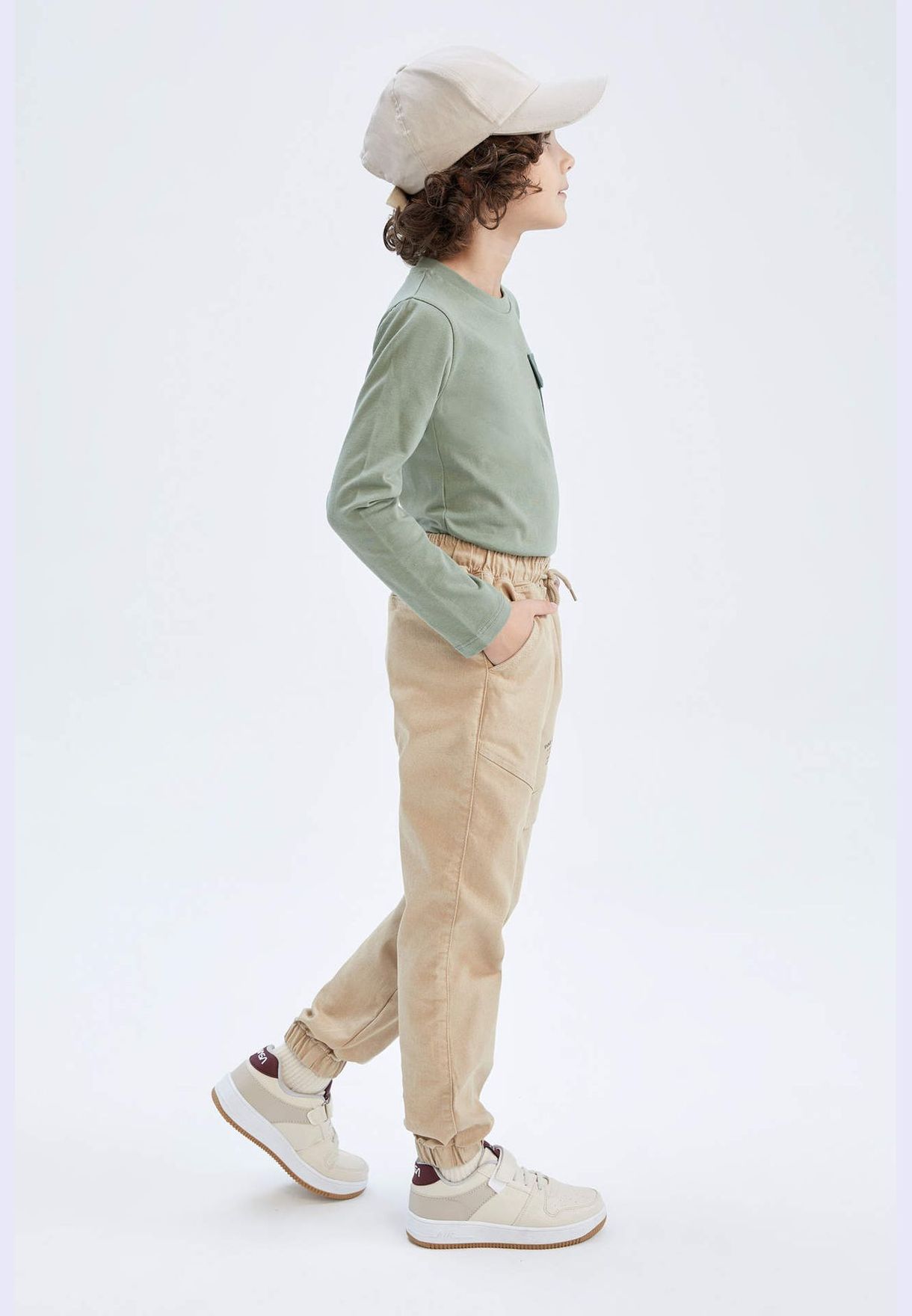 Boy Jogger Fit Woven Trousers