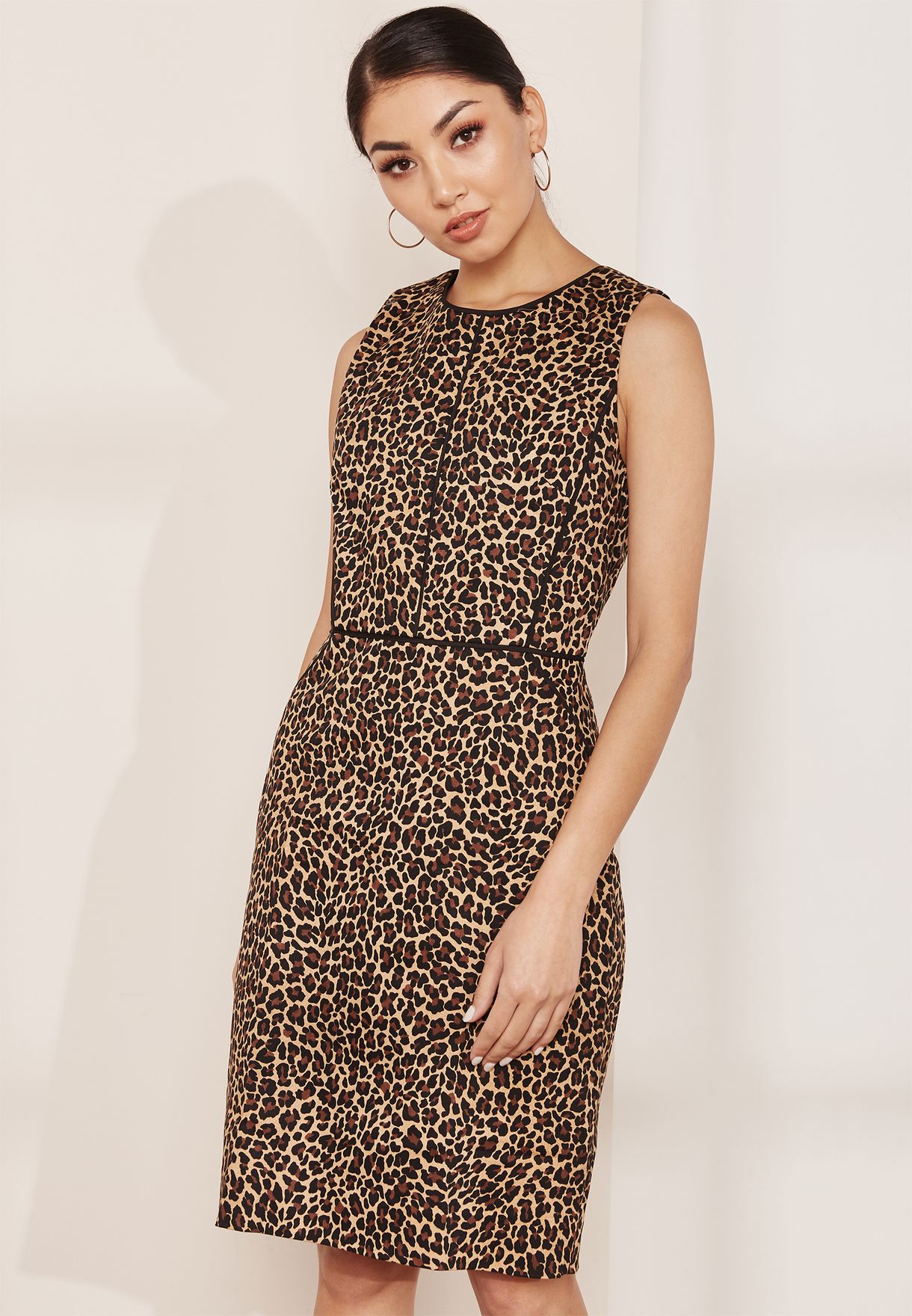 j crew leopard print dress