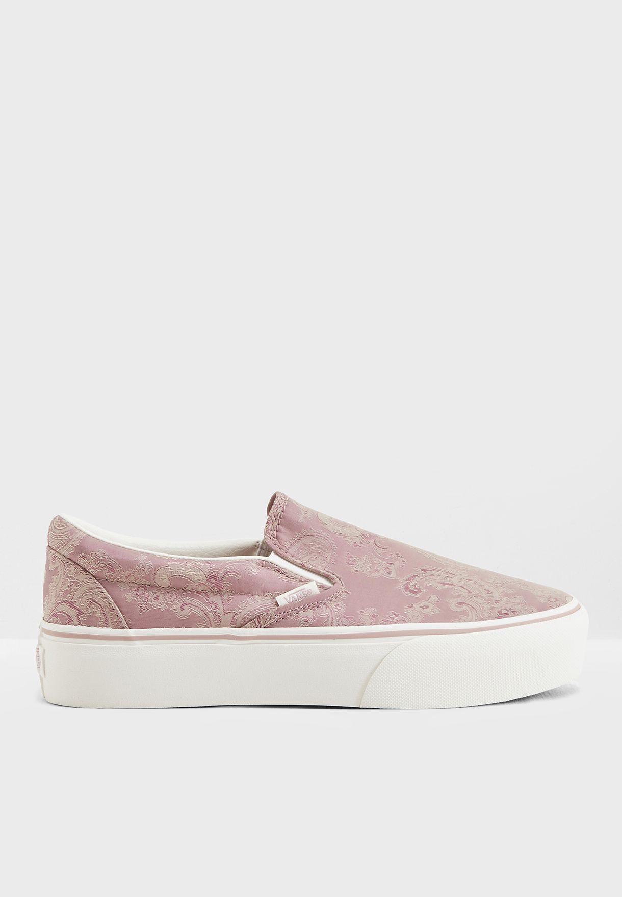 vans satin patchwork slip on