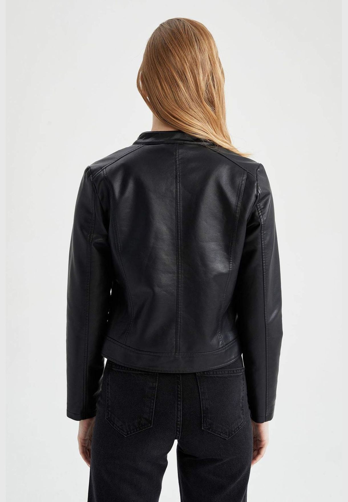 Faux Leather PU Jacket