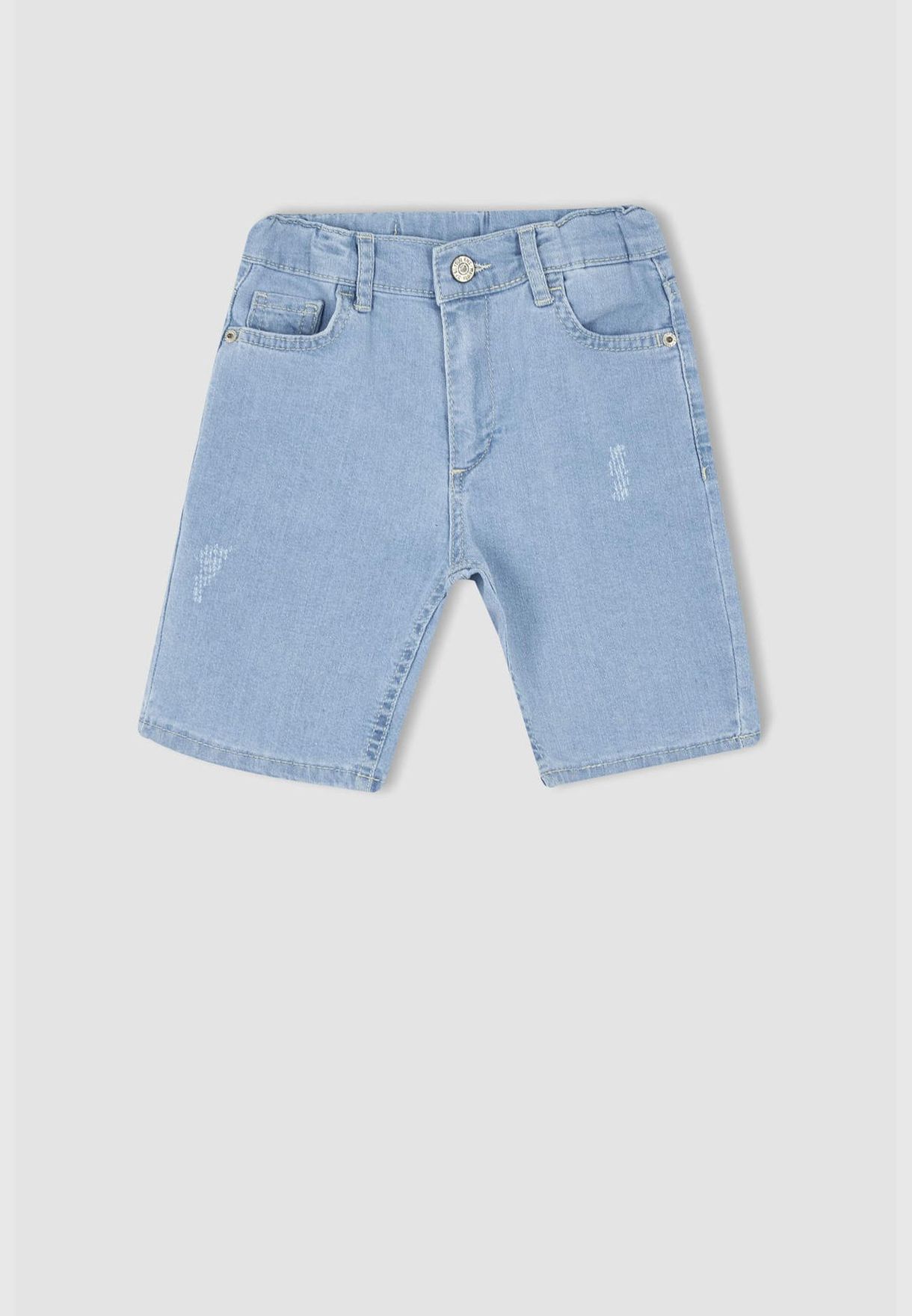 Distressed Jean Short