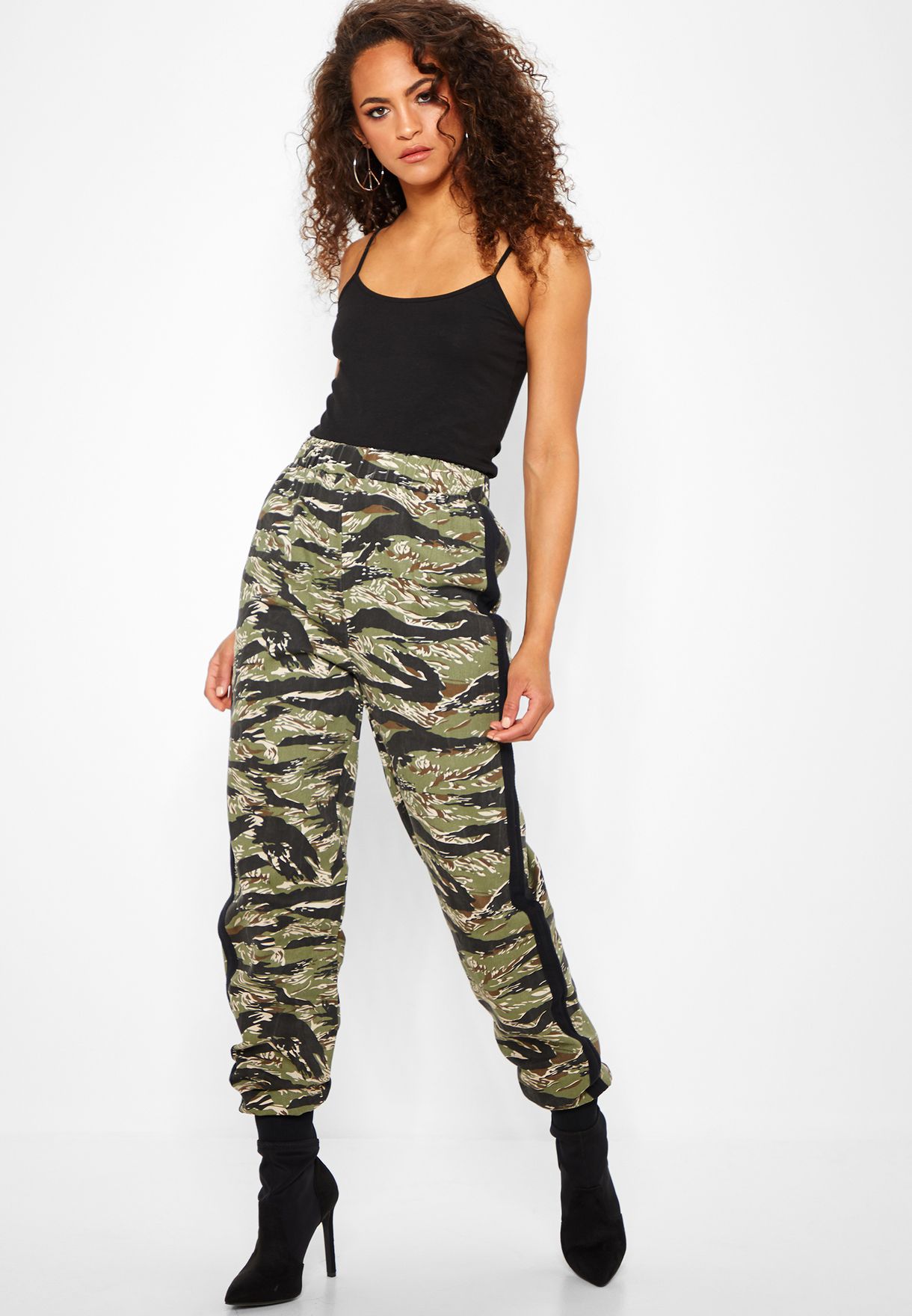 camo print joggers womens