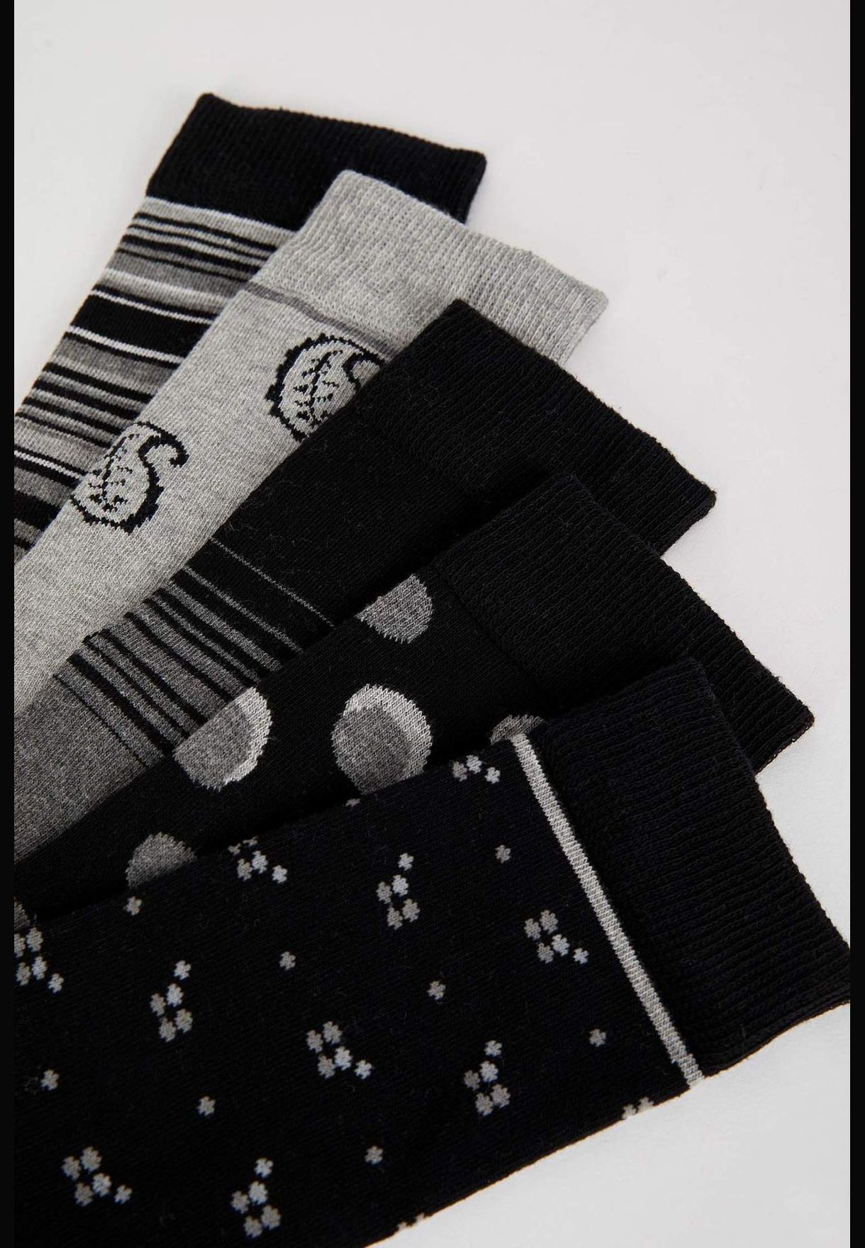 5 Pack Man Hıgh Cut Socks