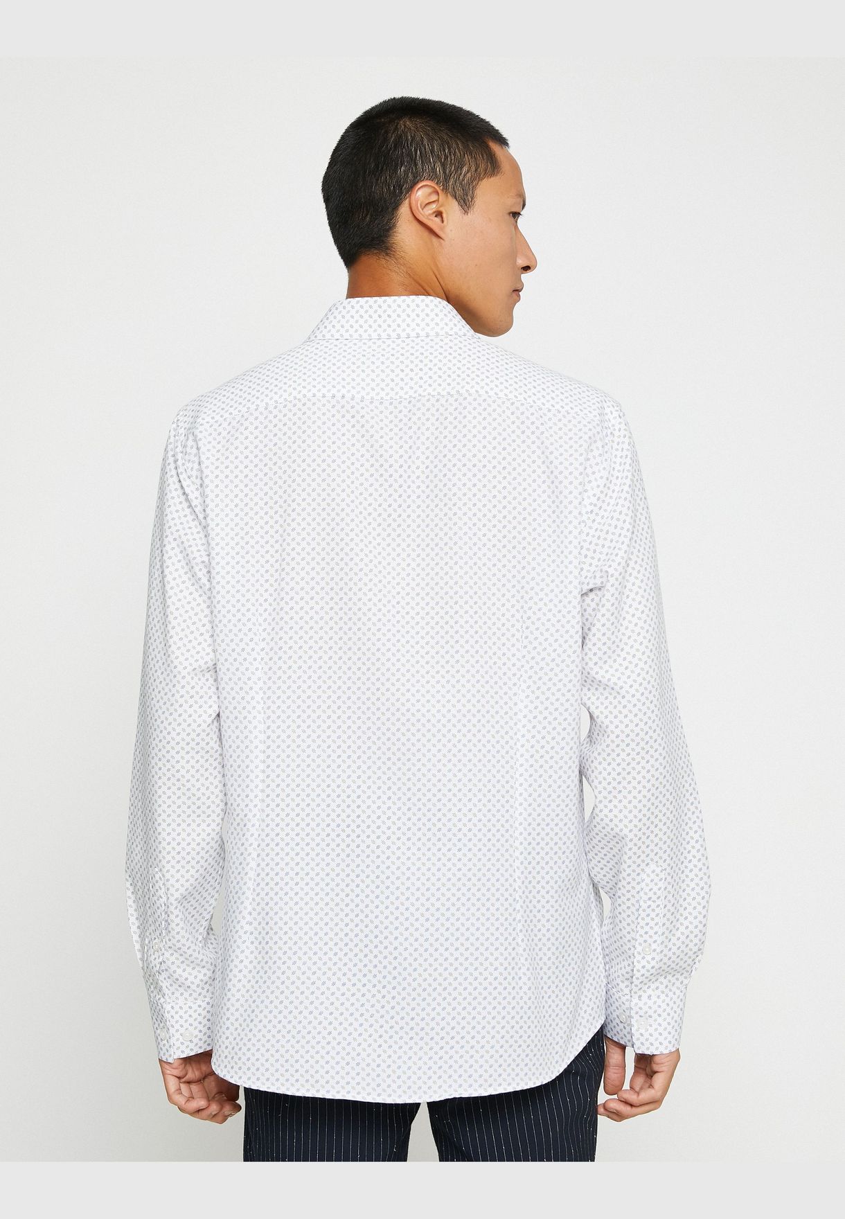 Basic Shirt Classic Neck Long Sleeve